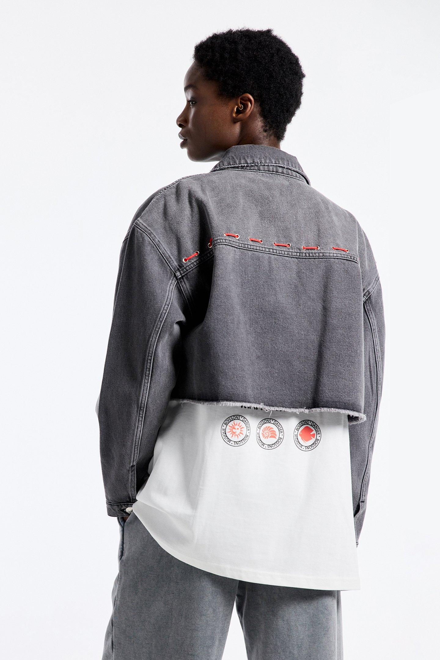 JOLIE CROPPED JACKET BLACK 2