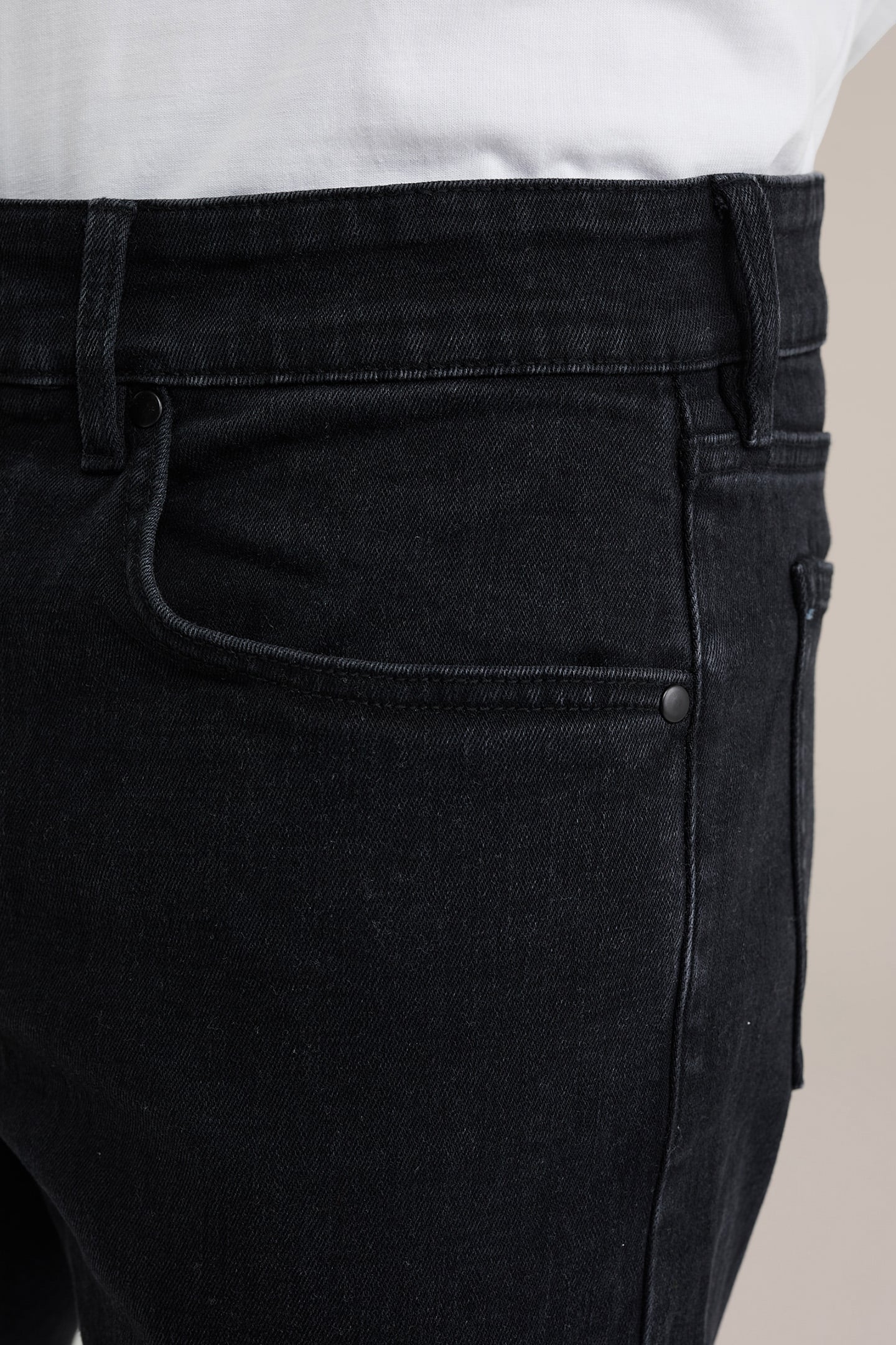 5-POCKET MID WAIST BLACK 5