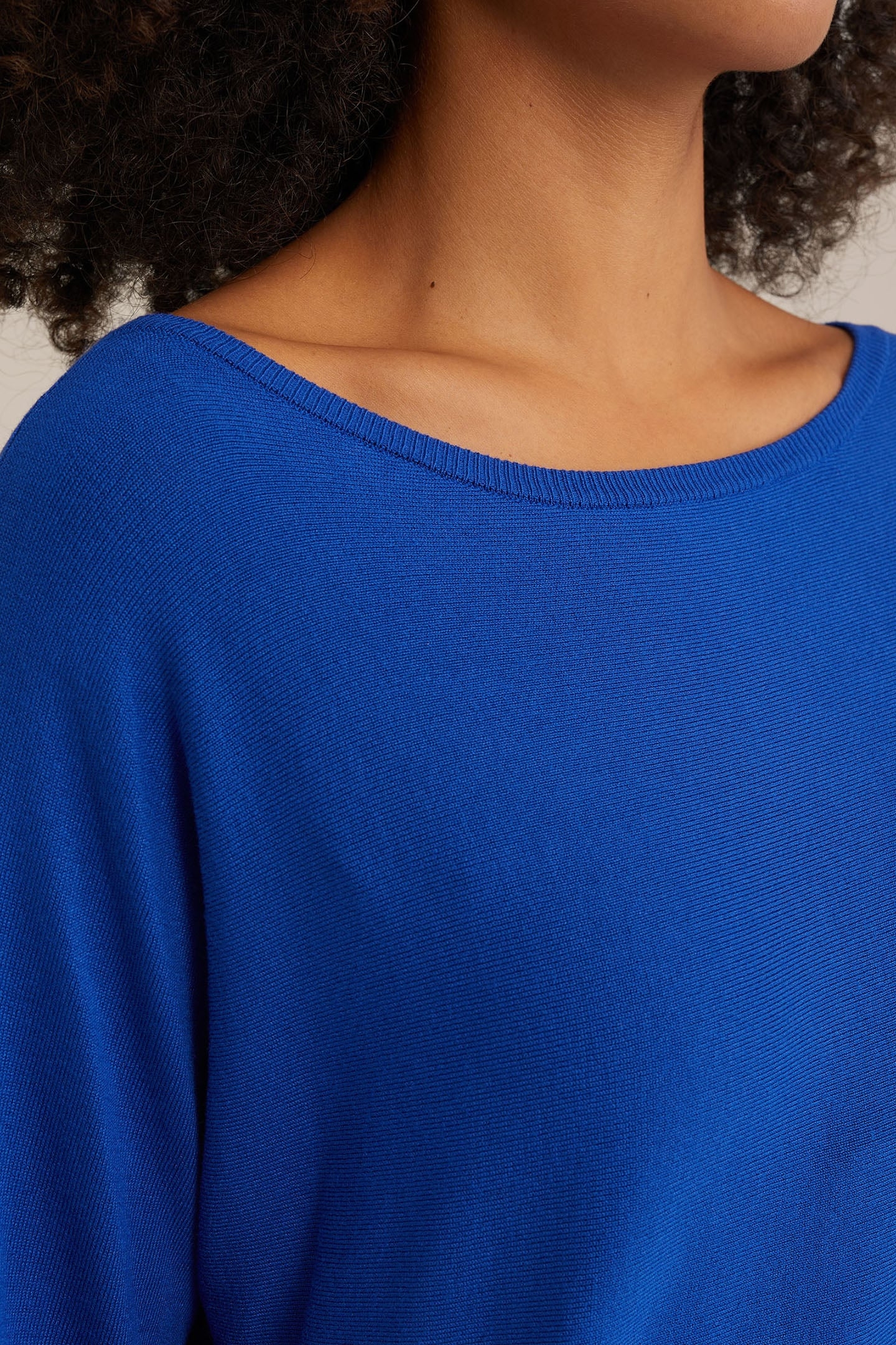 KNITTED PULLOVER COBALT BLUE 6