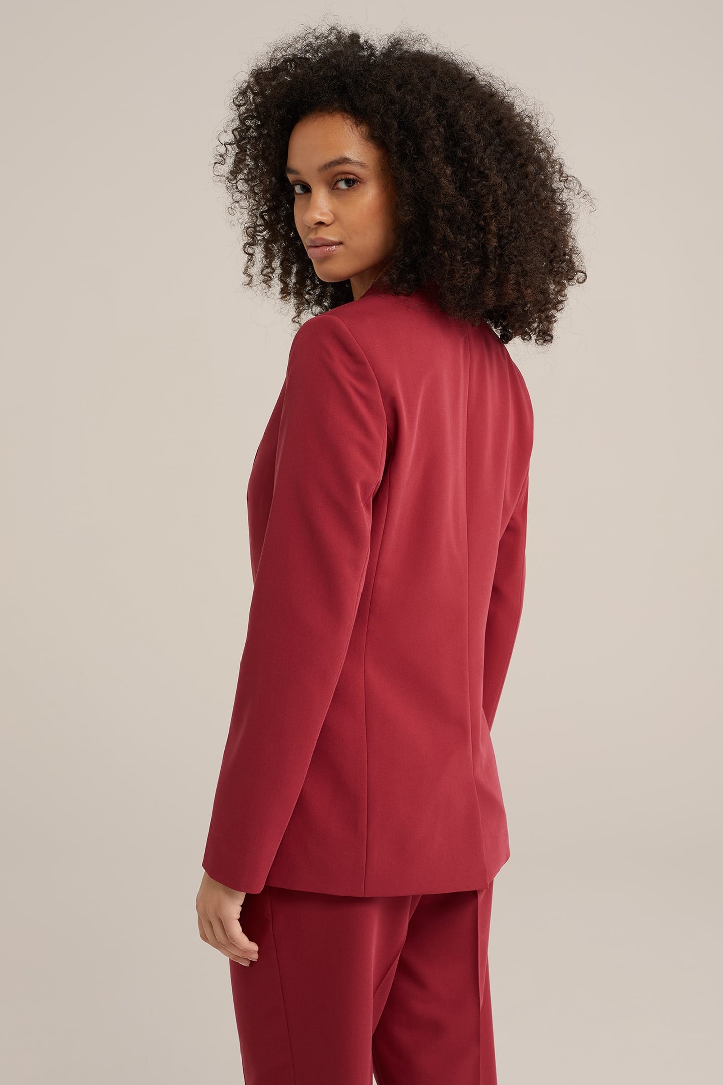 BLAZER BURGUNDY RED 2