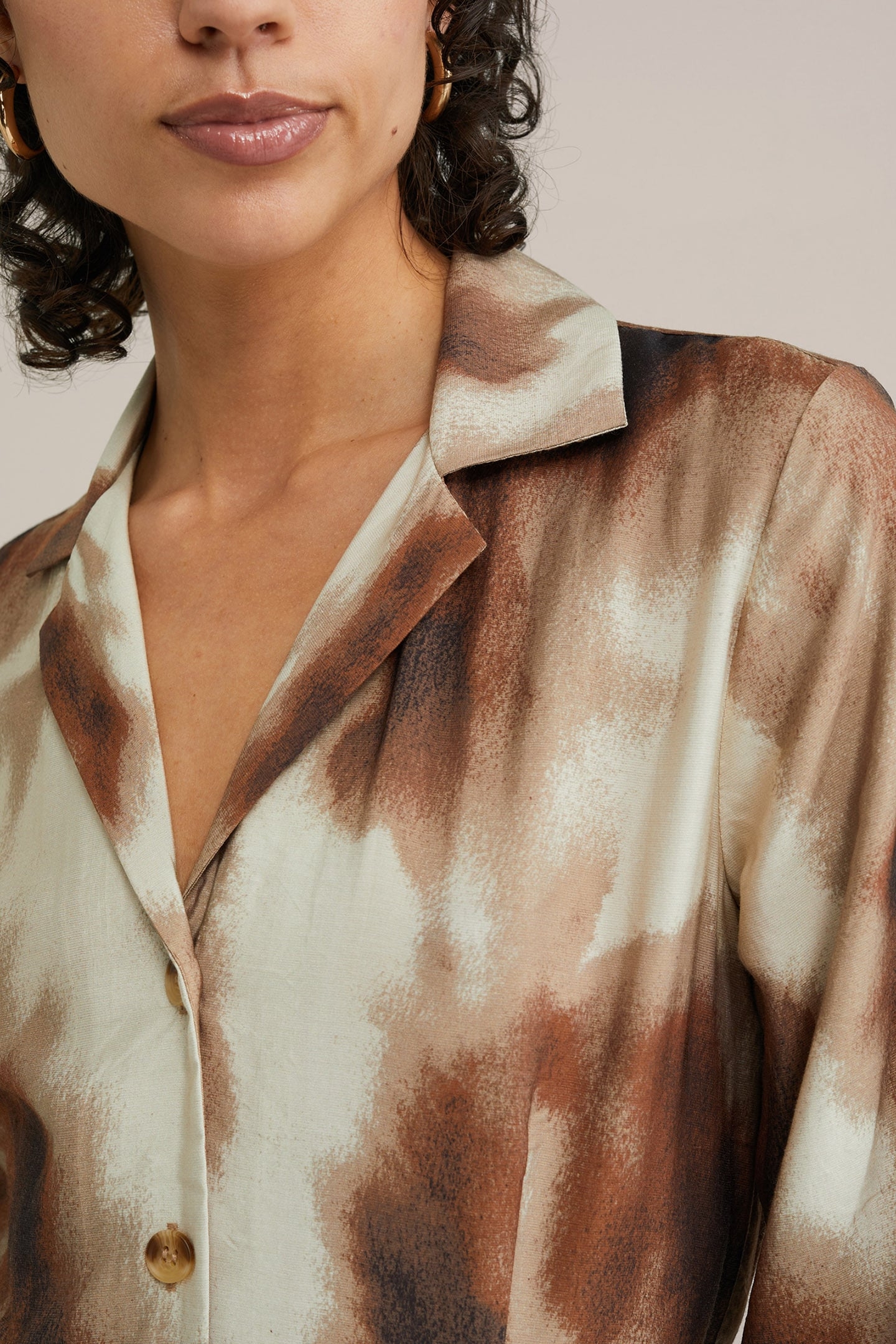 DRESS MID LENGTH BROWN 5