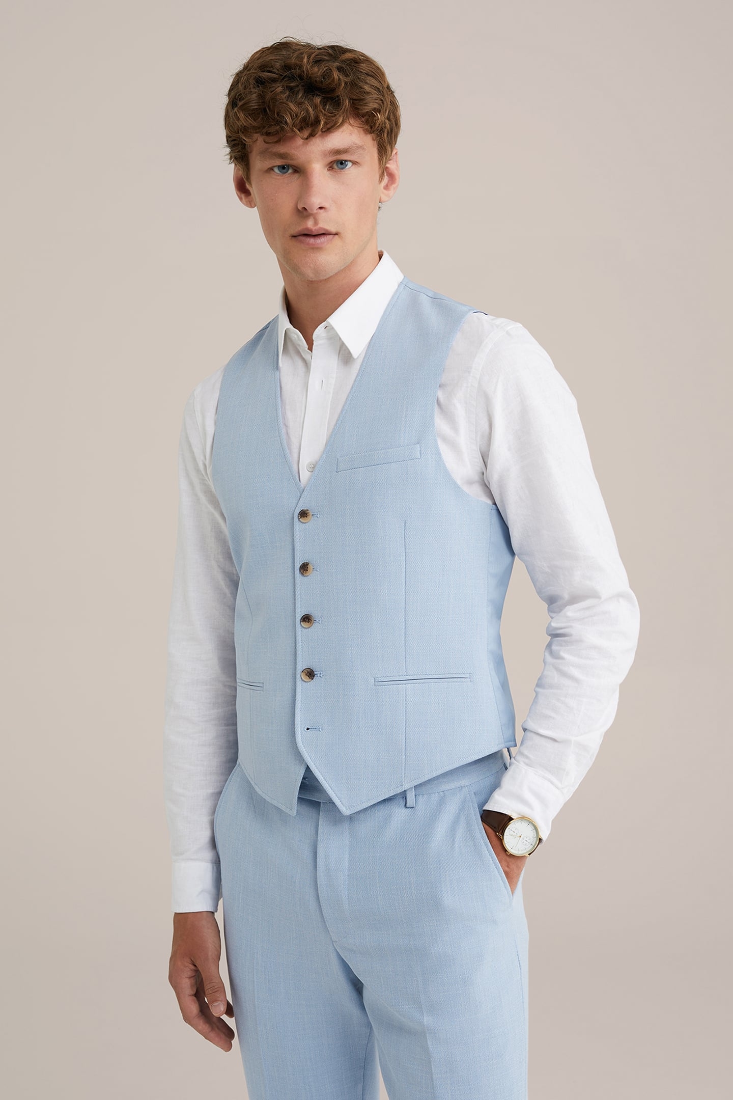 WAISTCOAT LIGHT BLUE 1