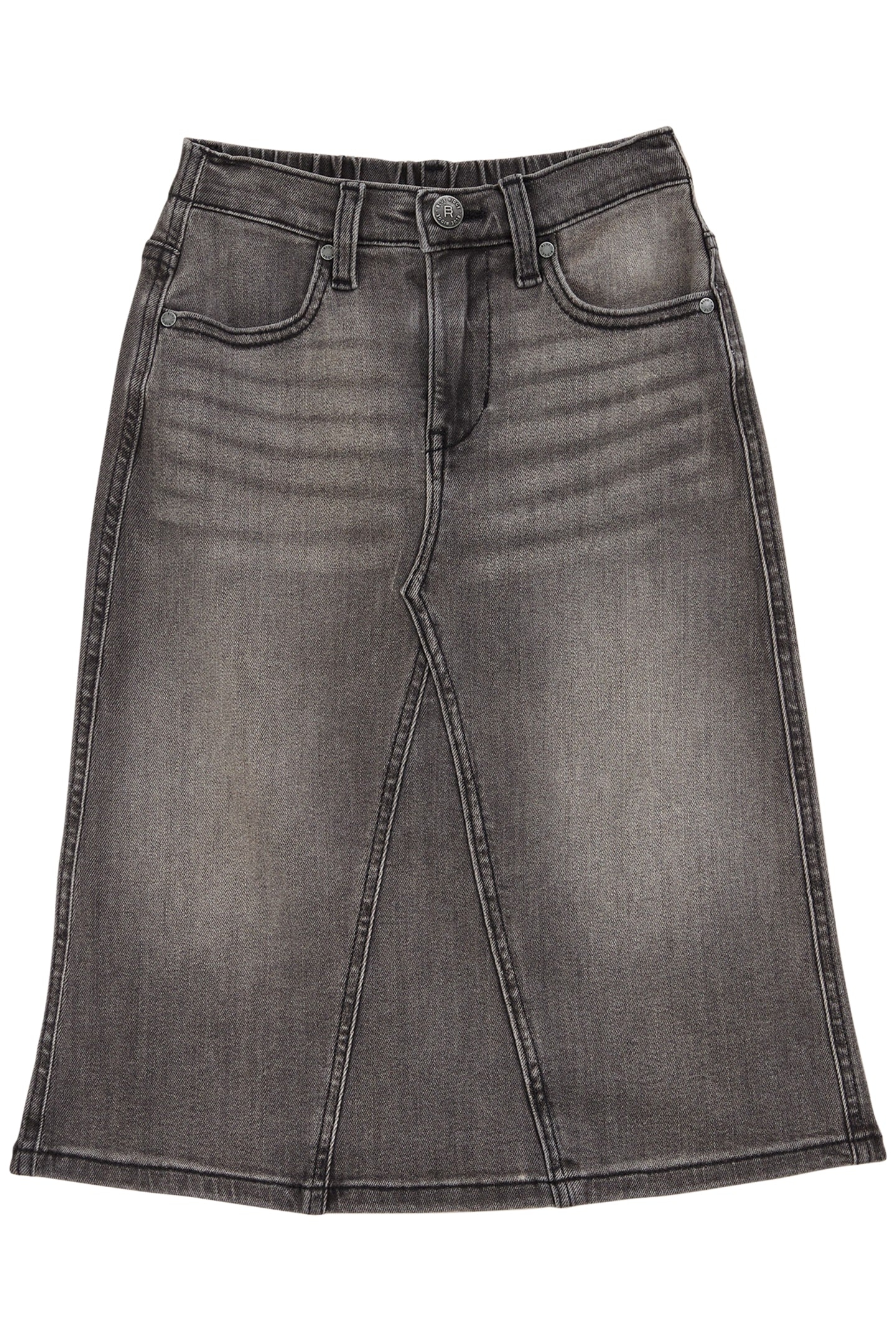 SKIRT MEDIUM LENGTH BLENDED DARK GREY 3