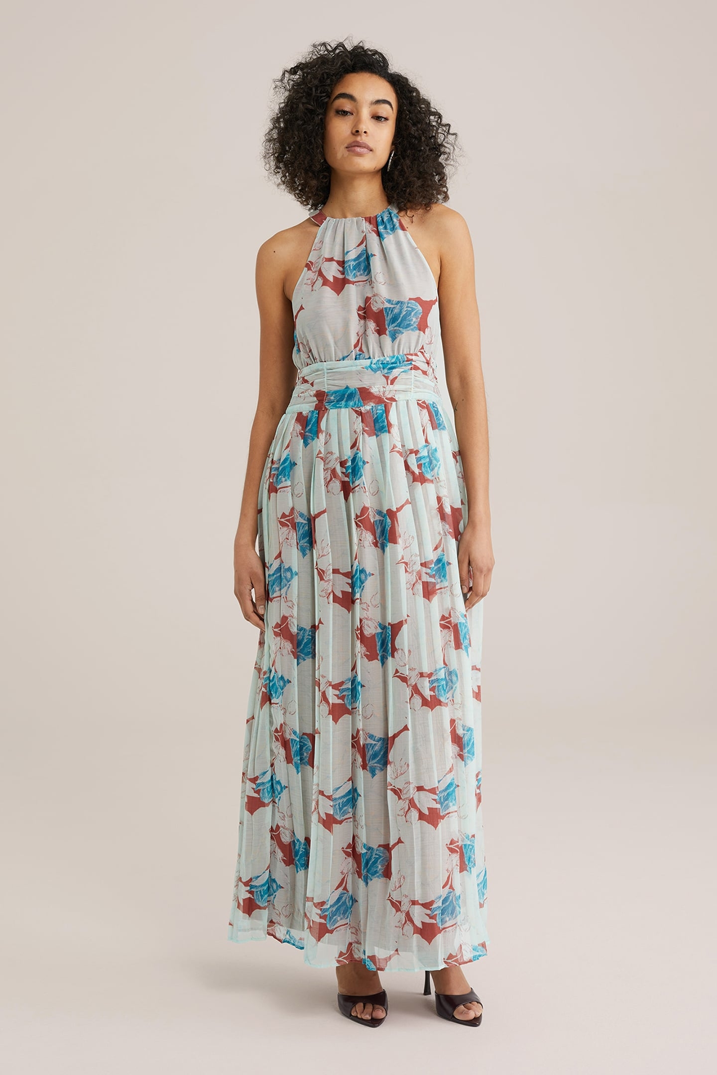 DRESS MAXI LENGTH LIGHT BLUE 1