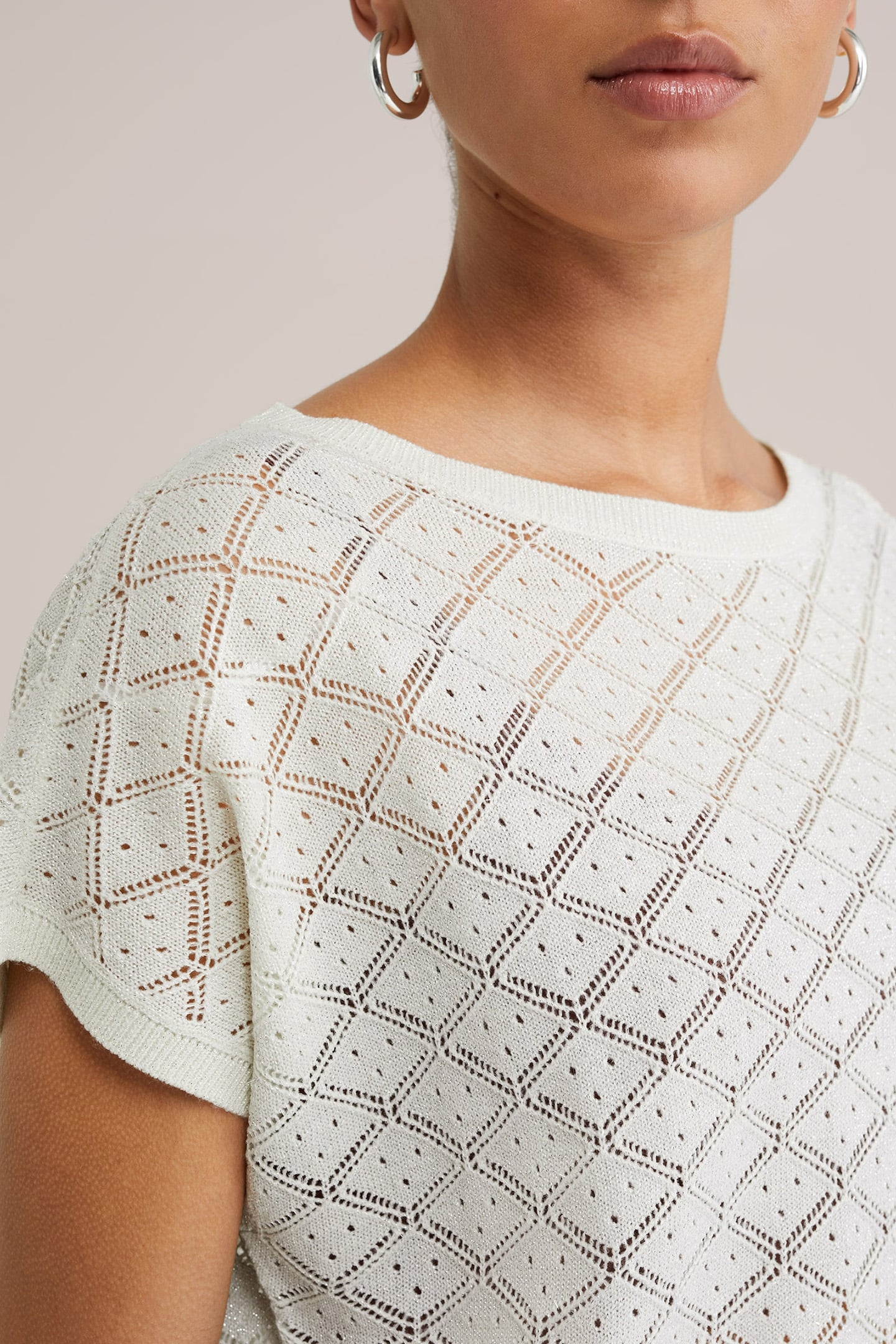 KNITTED PULLOVER OFF-WHITE 5