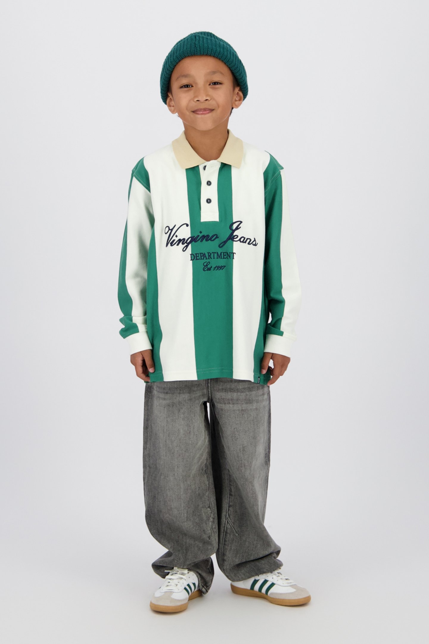 BOYS KIRAN JEANS DARK GREY VINTAGE 1