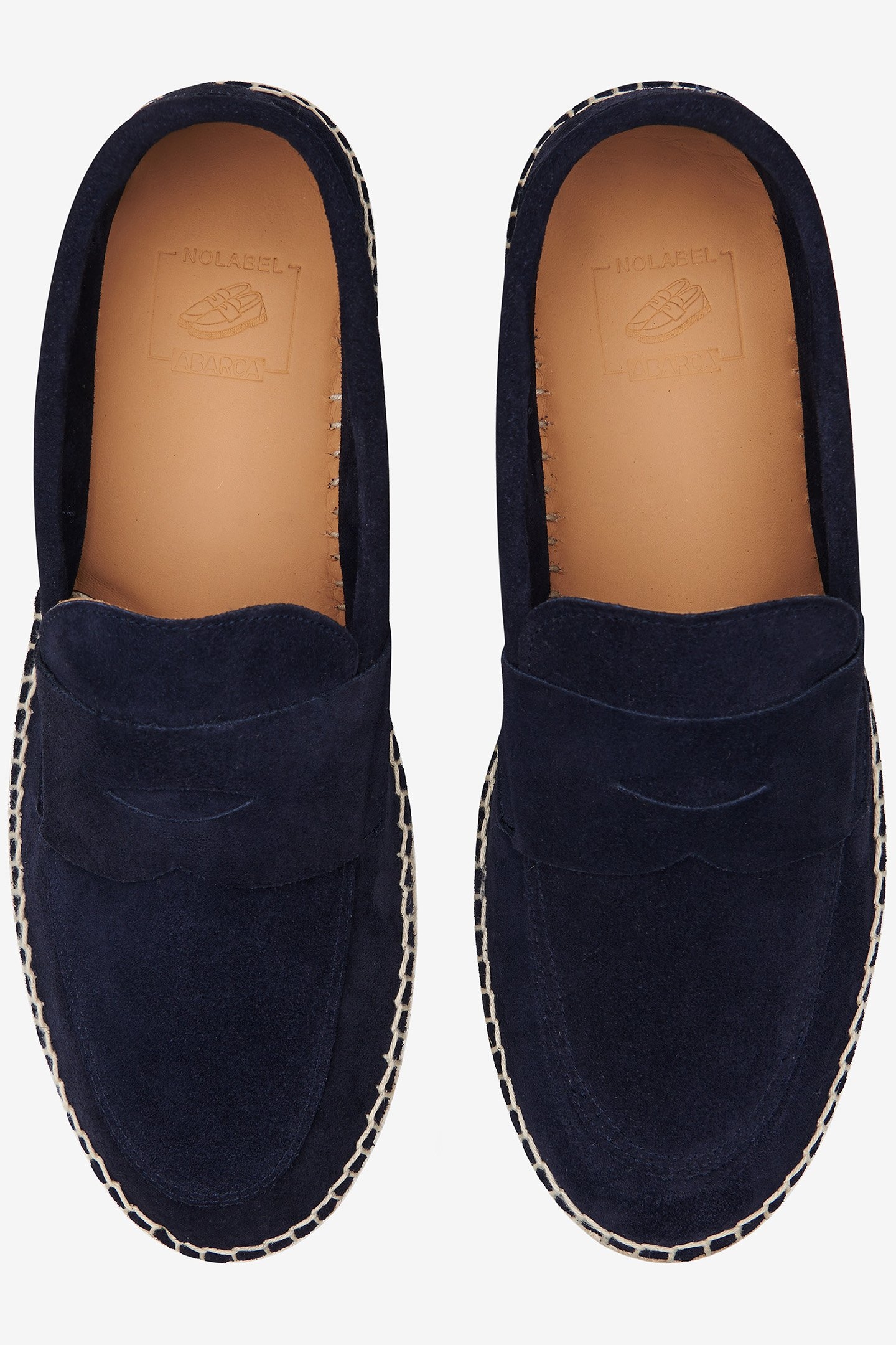 NO LABEL X ABARCA SUEDE ESPADRILLES NAVY 2