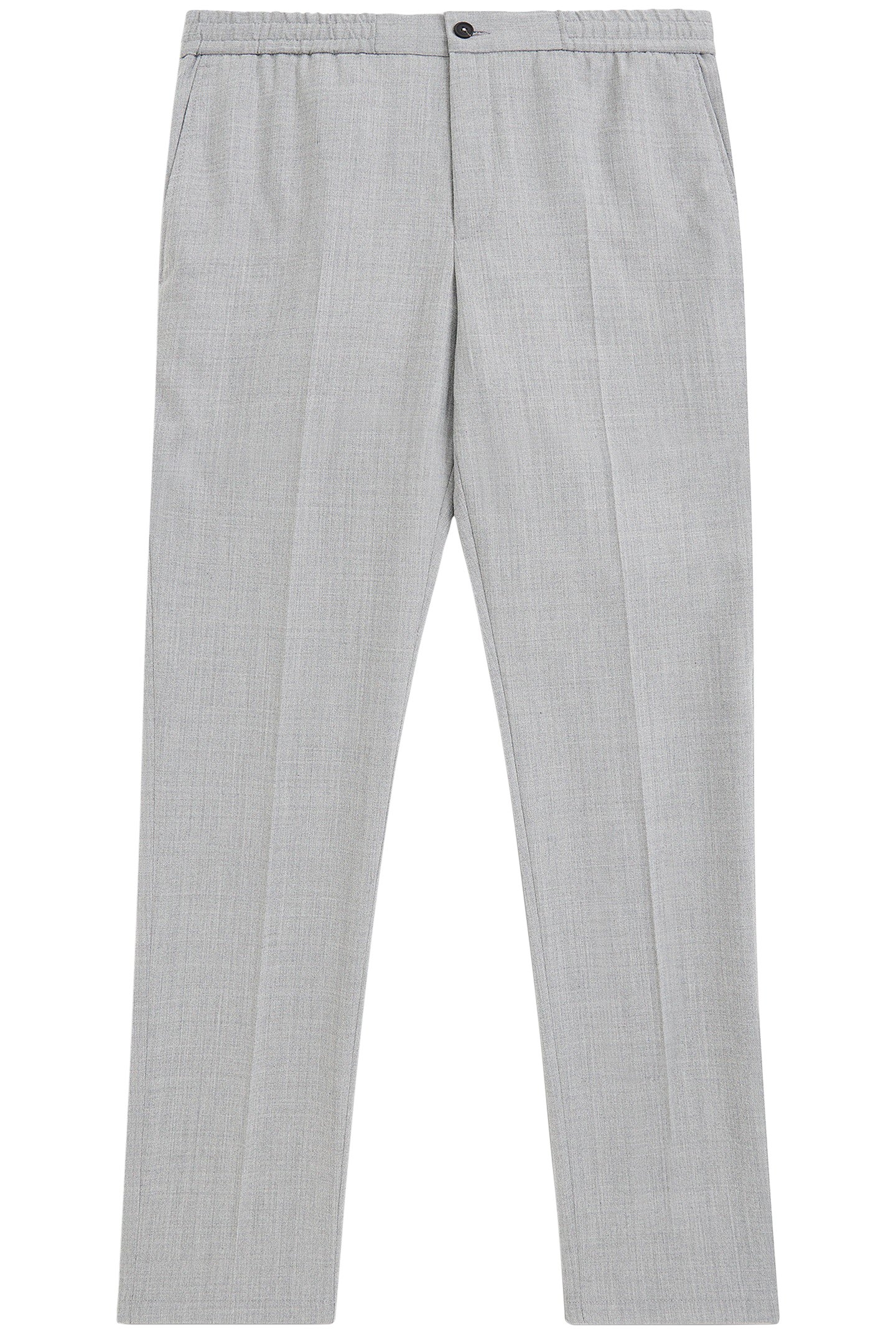 MONTREAL WASHABLE FLANNEL WOOL-STRETCH LIGHT GREY 2