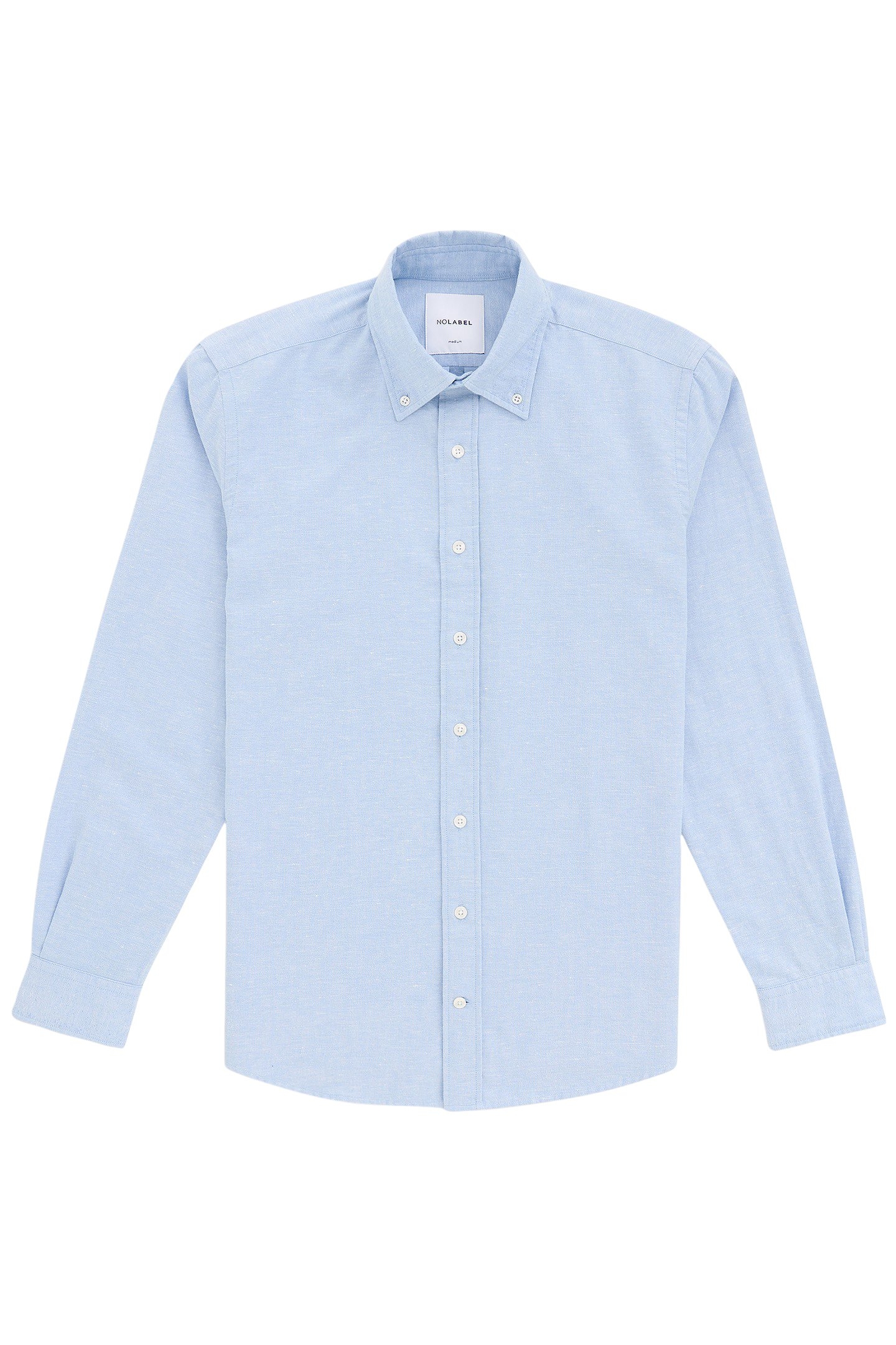 MAYTOWN BRUSHED COTTON-LINEN LIGHT BLUE 2