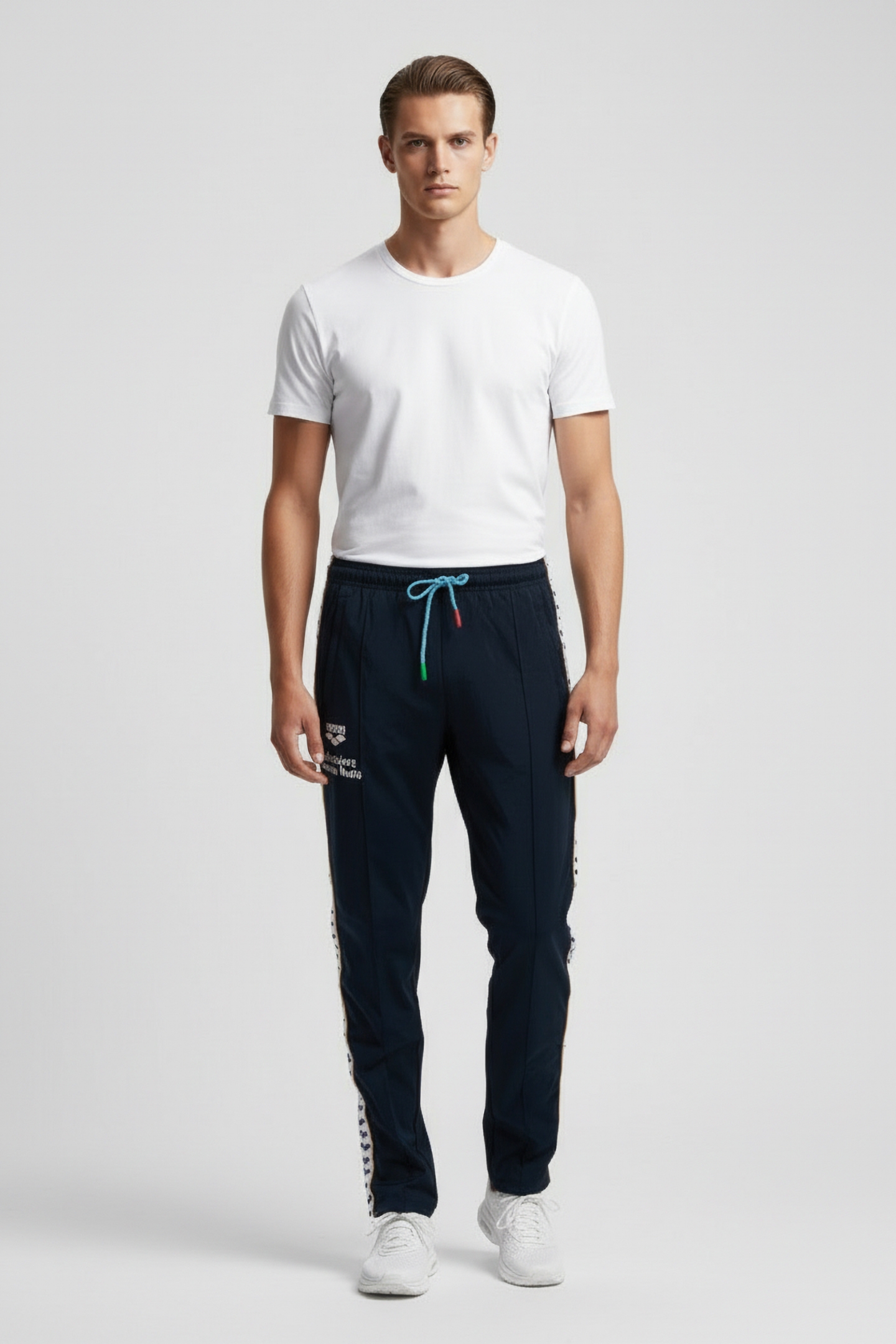 FIN PANT PANEL NAVY-WHITE-ROYAL 1