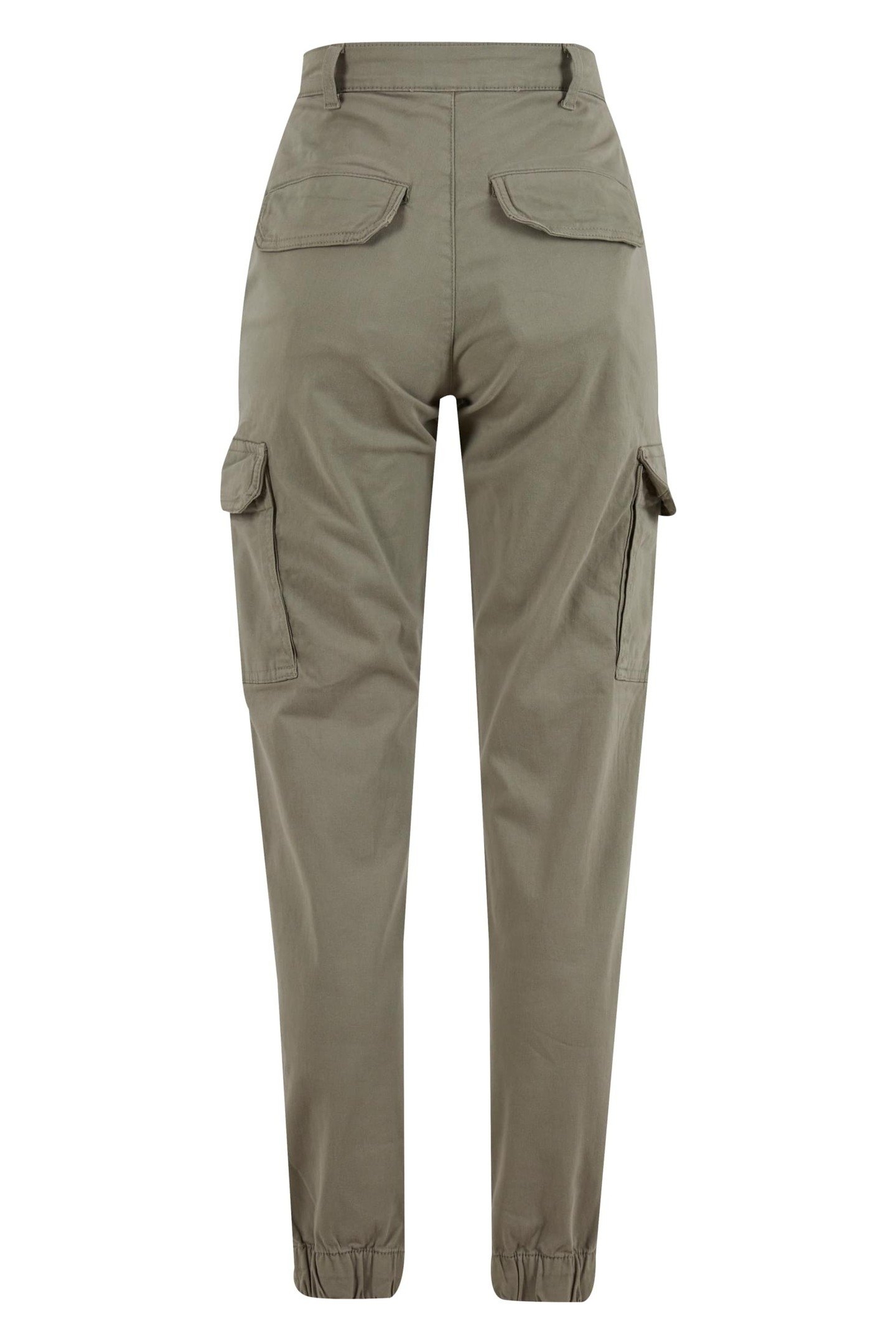 COTTON TWILL UTILITY PANTS PALEGREEN 2