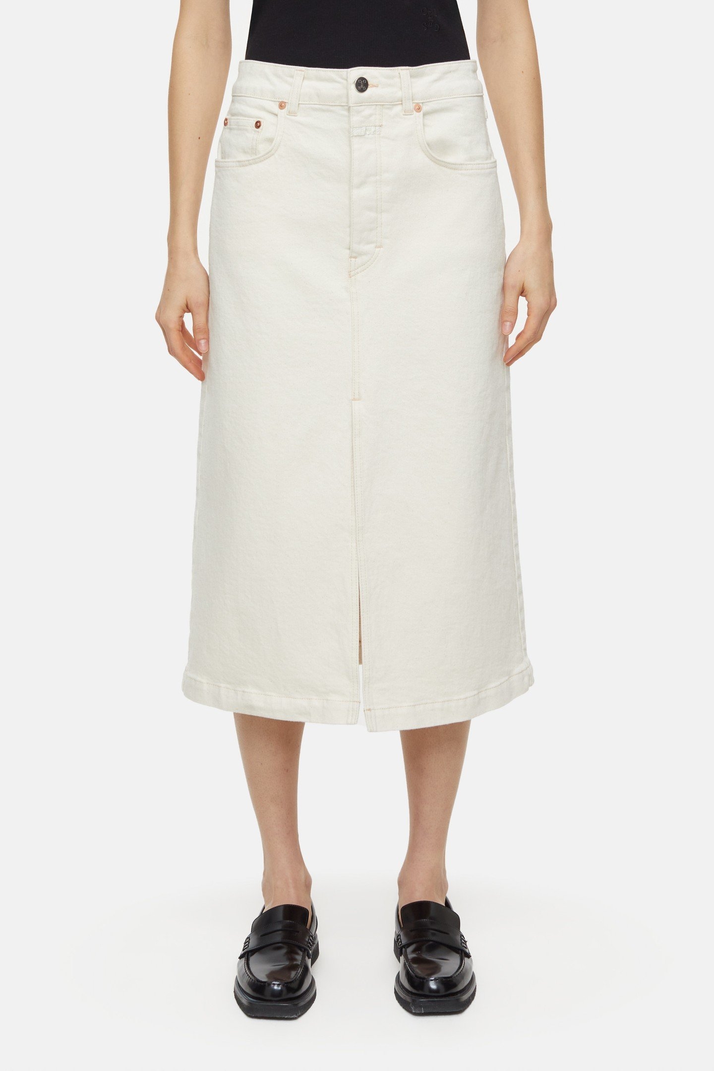 LOW WAIST SKIRT IVORY 2