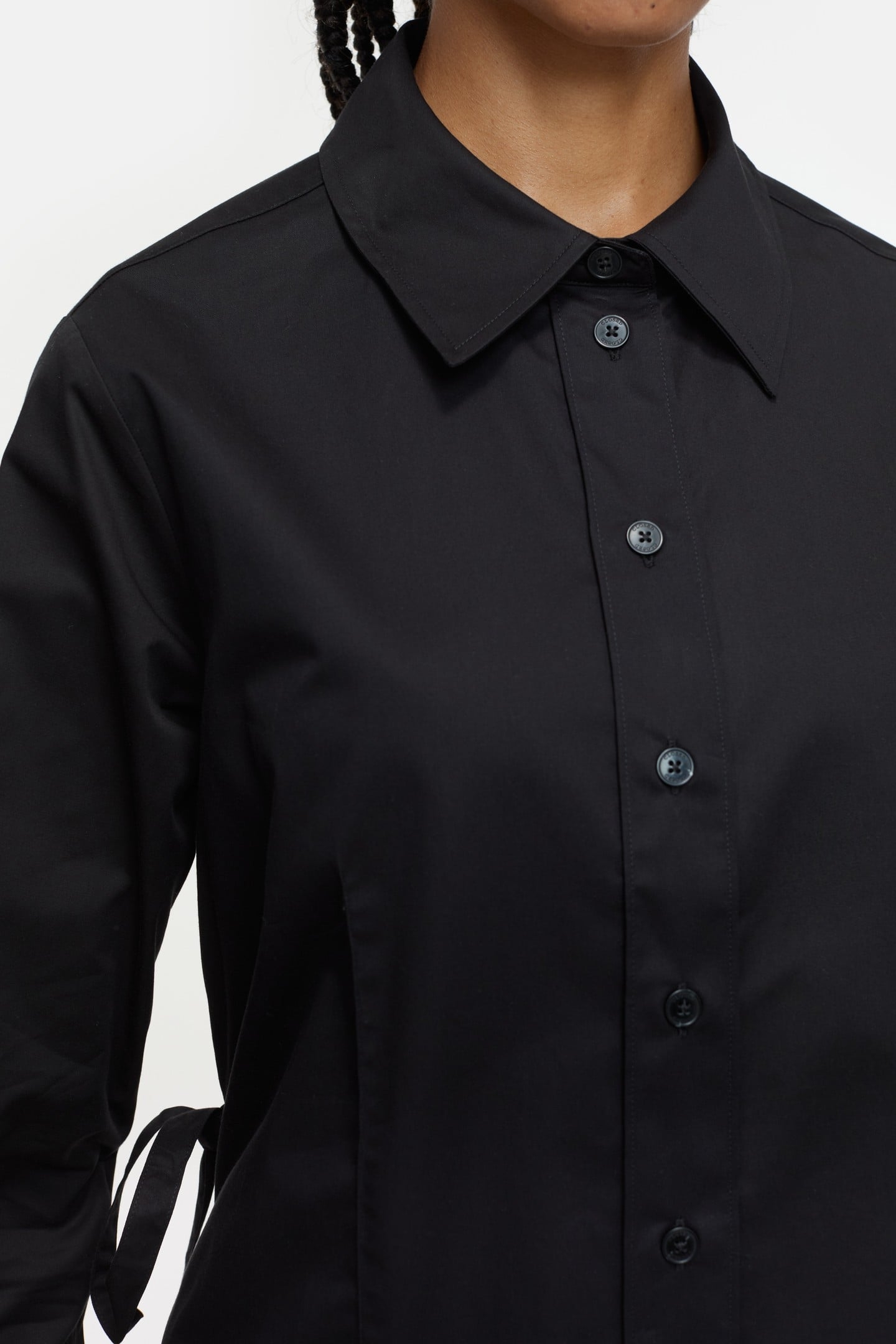 ELONGATED SHIRT & BLOUSES BLACK 3