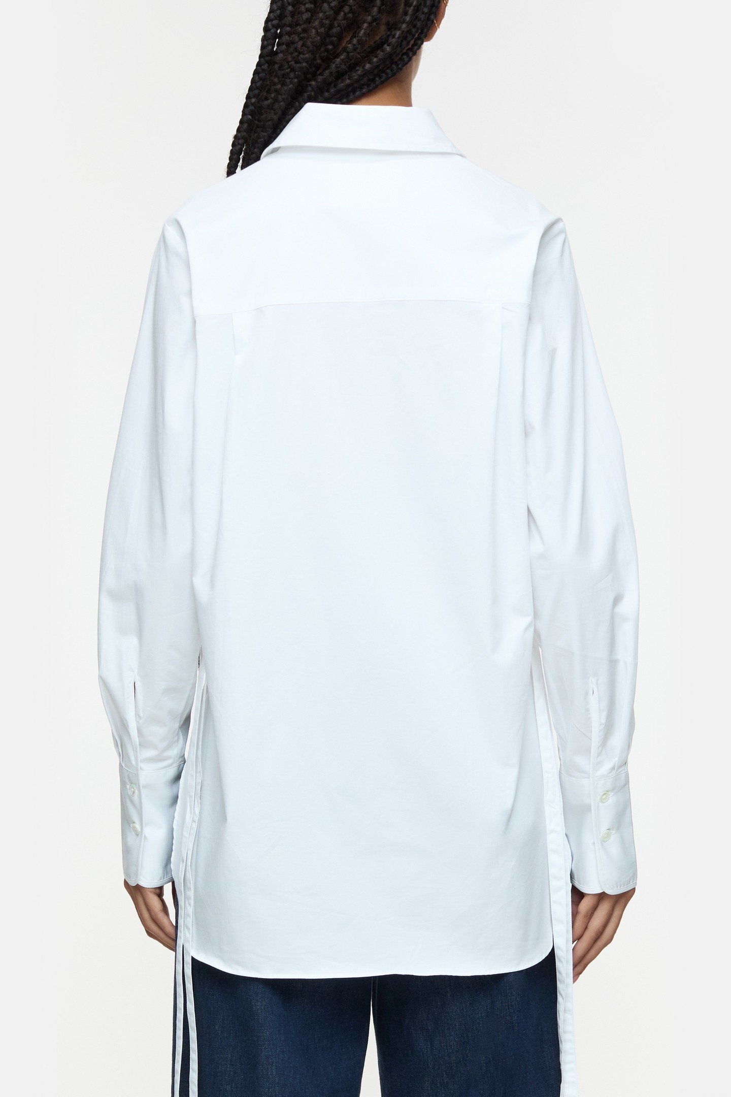 ELONGATED SHIRT & BLOUSES WHITE 2