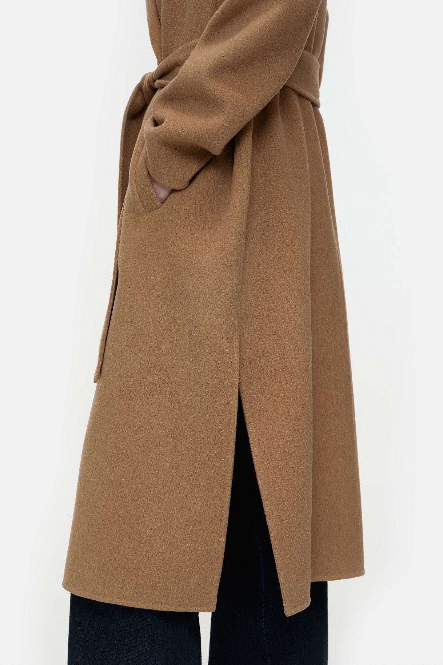 WRAP COAT JACKET BISCOTTI BROWN 6