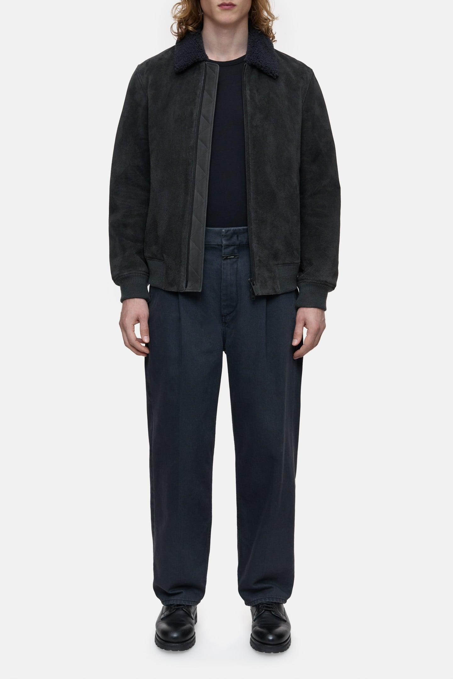 LEATHER JACKET SHADOW BLUE 4