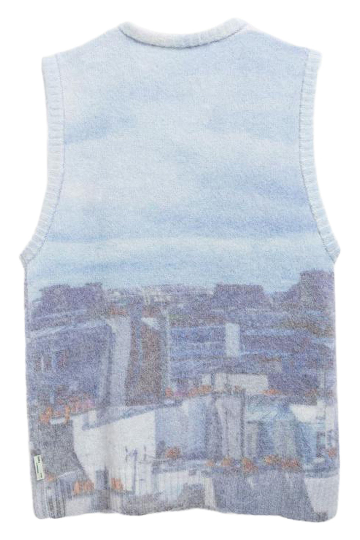 HIGHSNOBIETY – PARIS CITYSCAPE SWEATER VEST MULTI 3