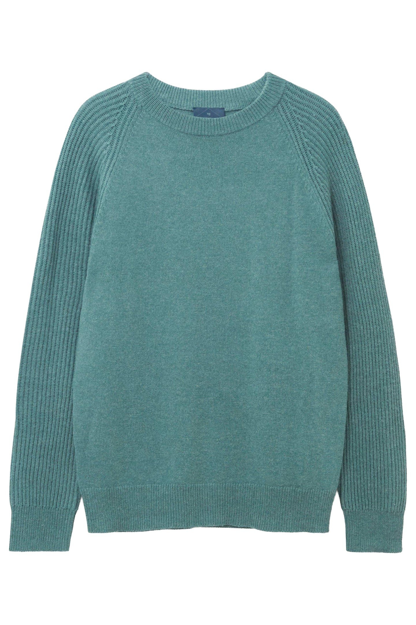 CREW NECK JUMPER MID TEAL 2
