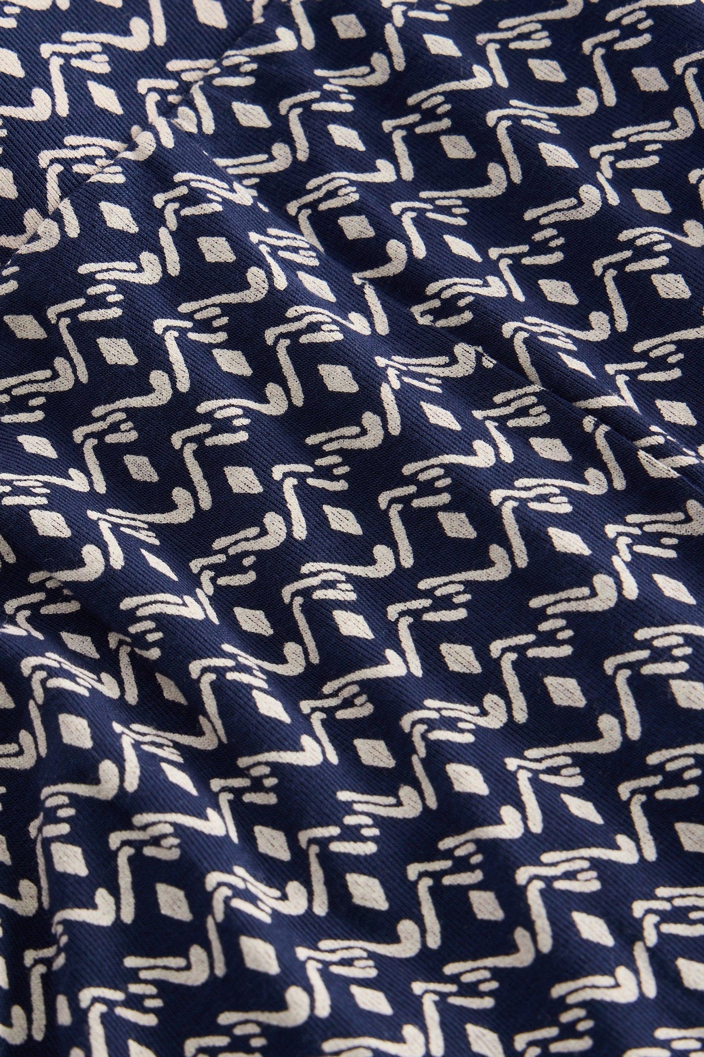 JADA JERSEY MAXI SKIRT NAVY PRINT 4