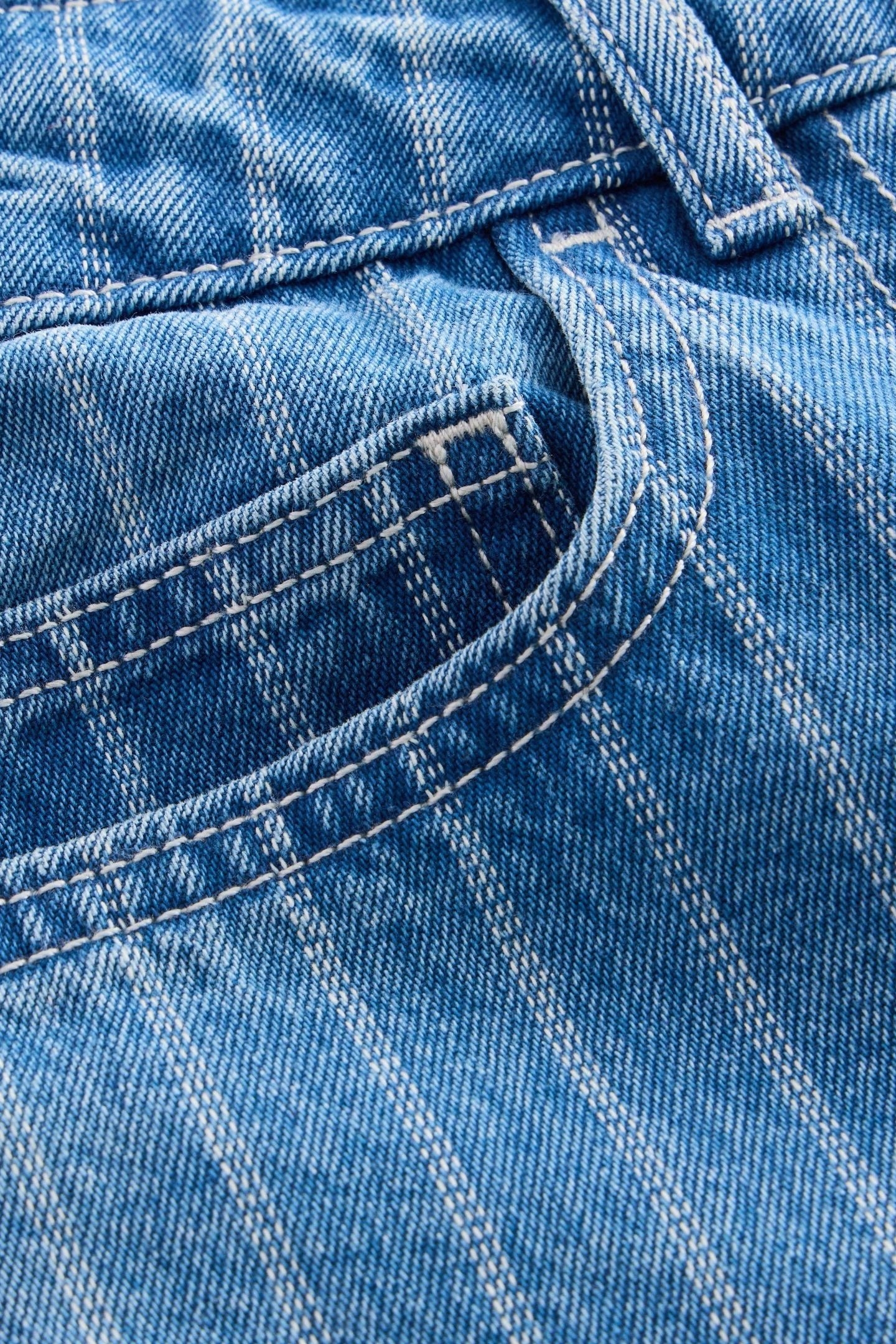 TIA WIDE LEG CROP JEAN DENIM MULTI 4