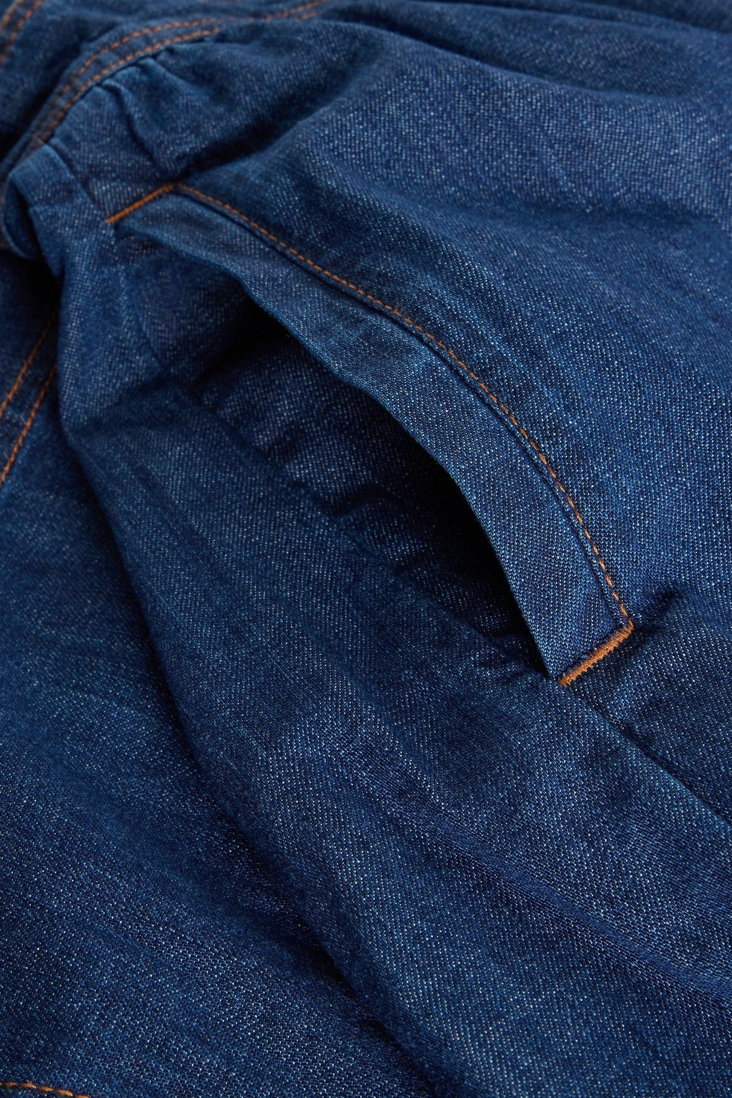 LEO DENIM MIDI SKIRT DARK DENIM 4