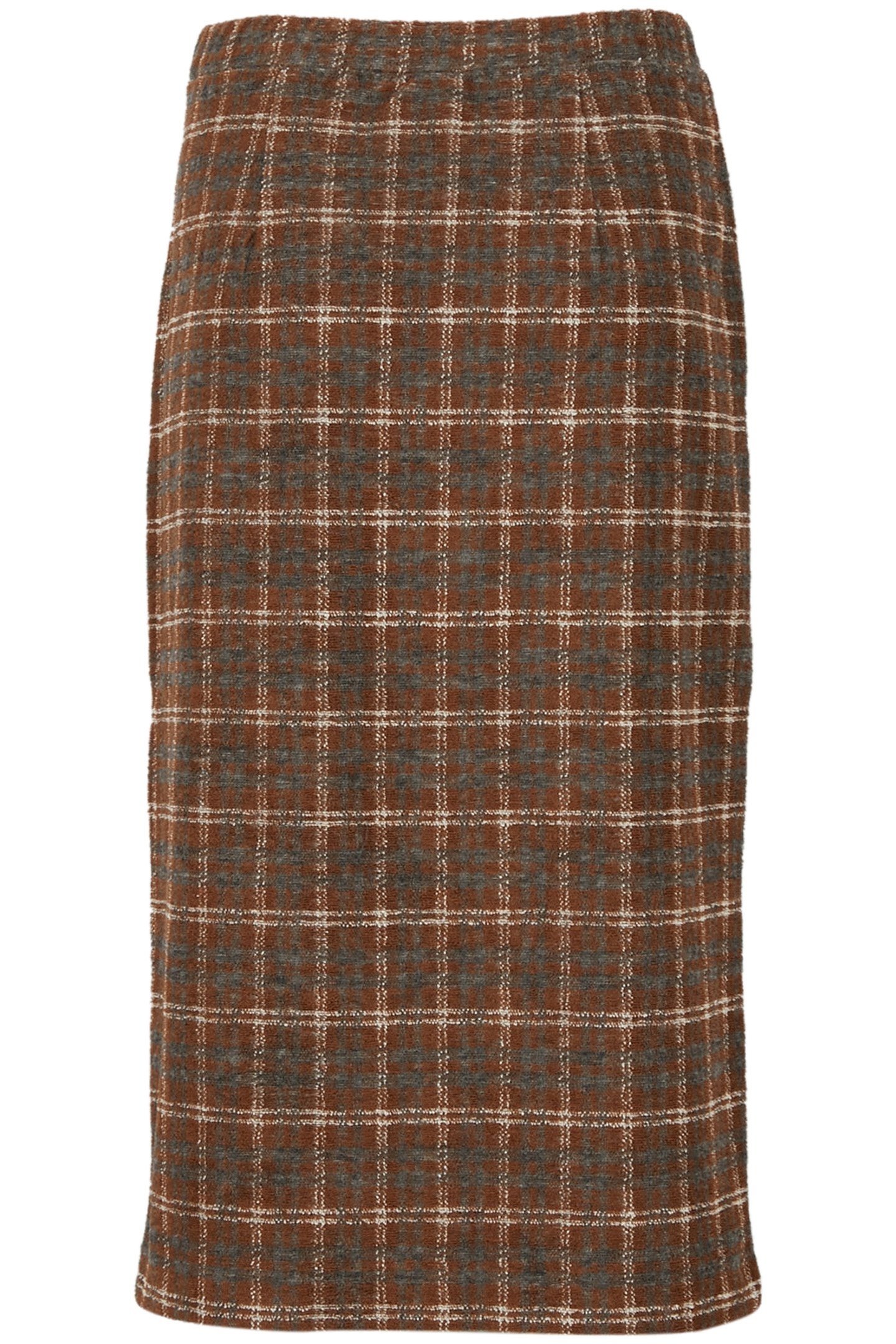 SKIRT CARREAUX BROWN 4