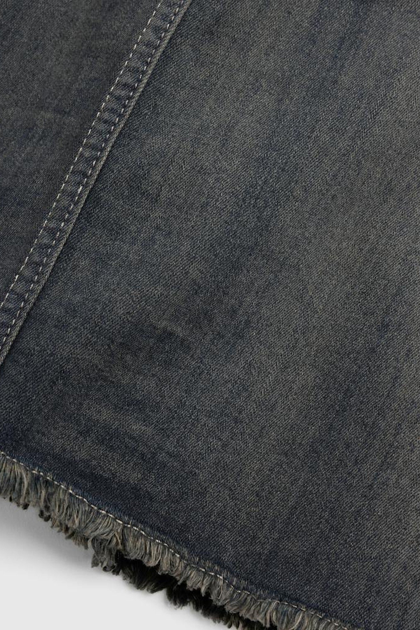 RICK OWENS – DENIM BUSTIER TOP GREY 5