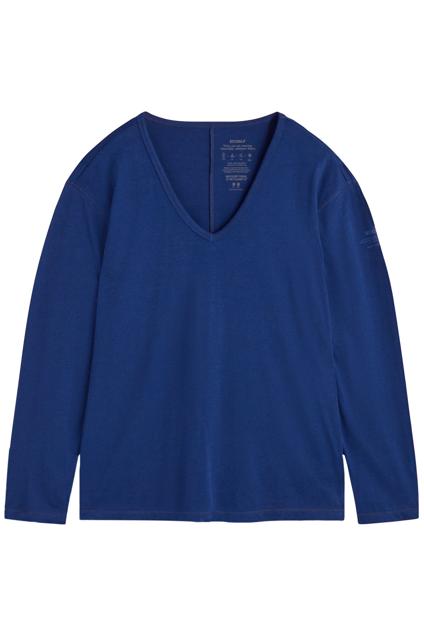 CAMBERRAALF LONG SLEEVE T-SHIRT BLUE PRINT 1