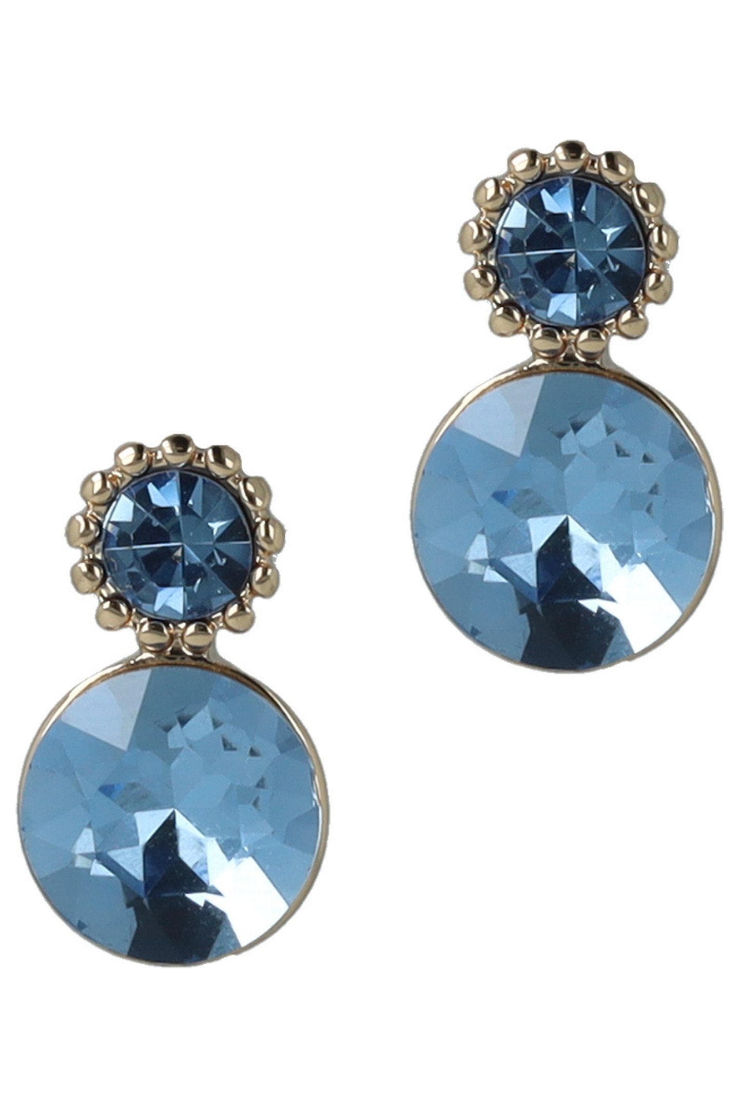 OPHELIA EARPINS LIGHT SAPPHIRE 1