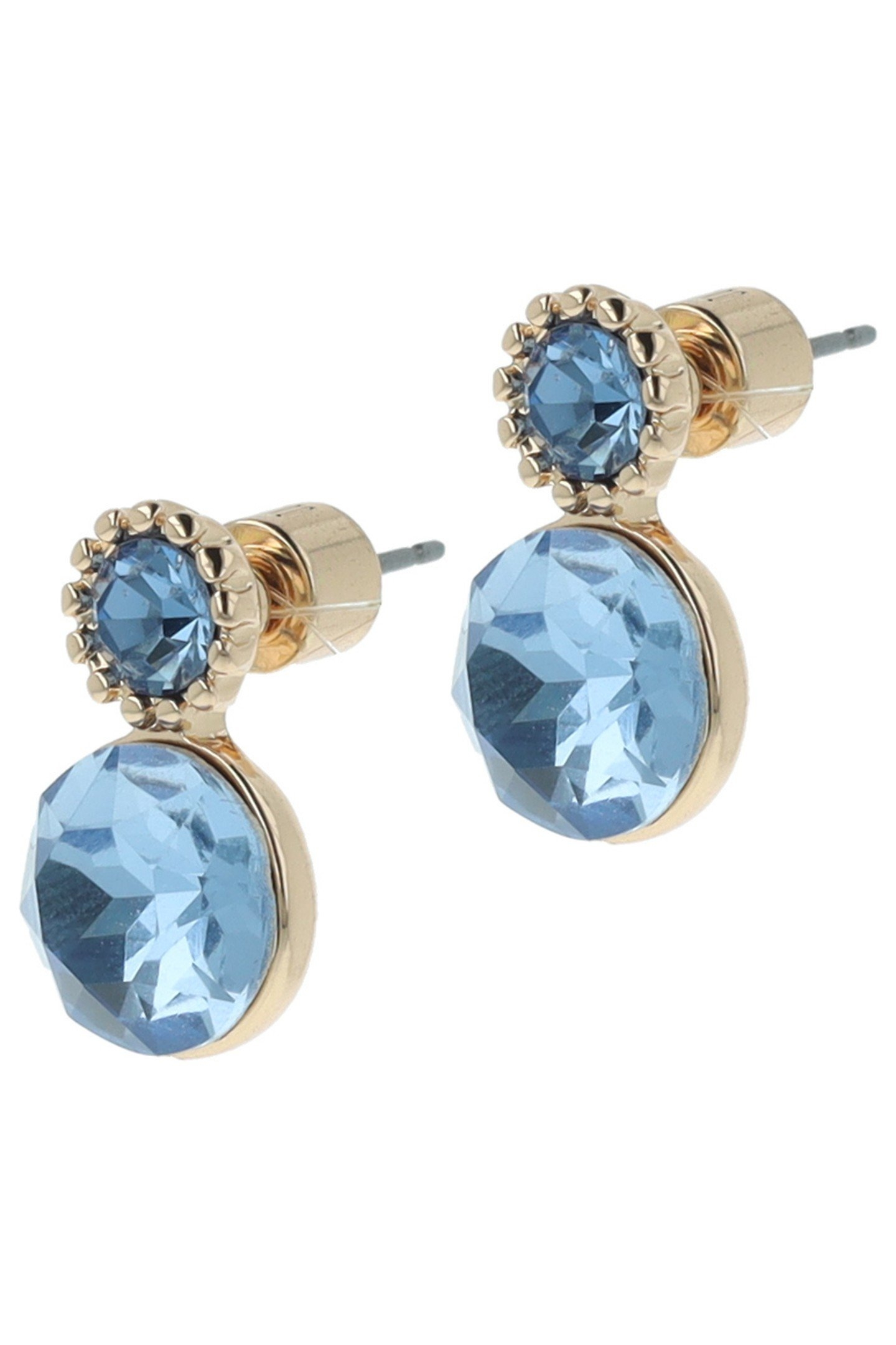 OPHELIA EARPINS LIGHT SAPPHIRE 2