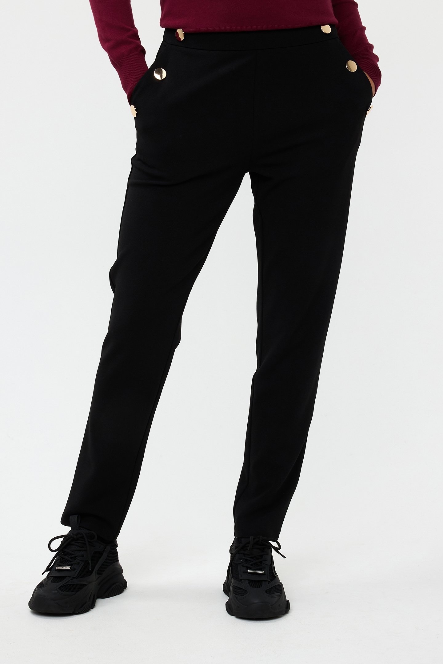 TROUSERS BUTTONS BLACK 1