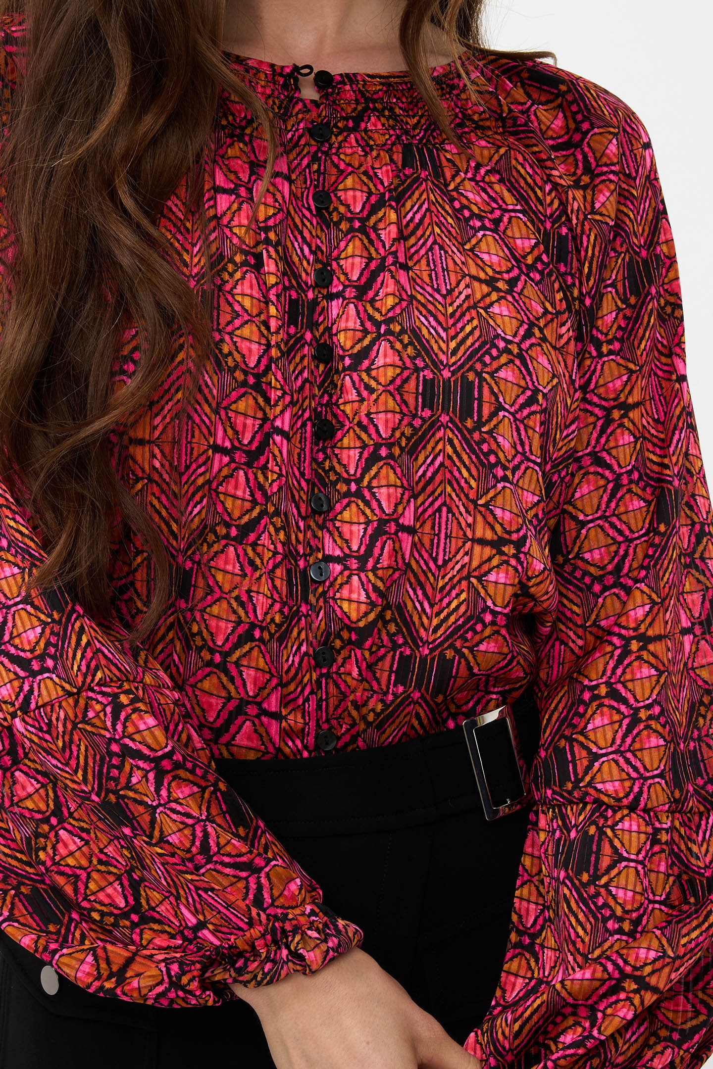 BLOUSE FANCY SLVE SENSATION PRINT 6