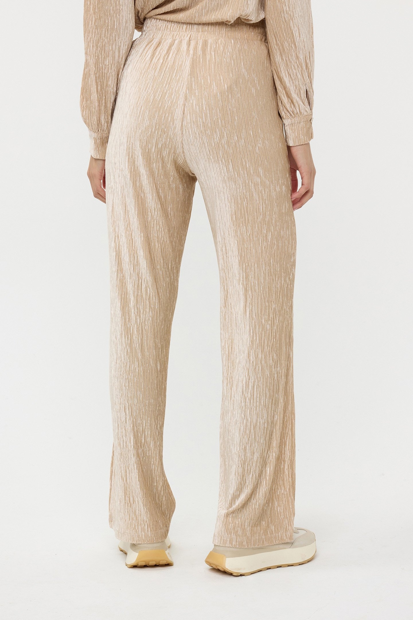 TROUSERS CRINKLED VELVET SAND 2