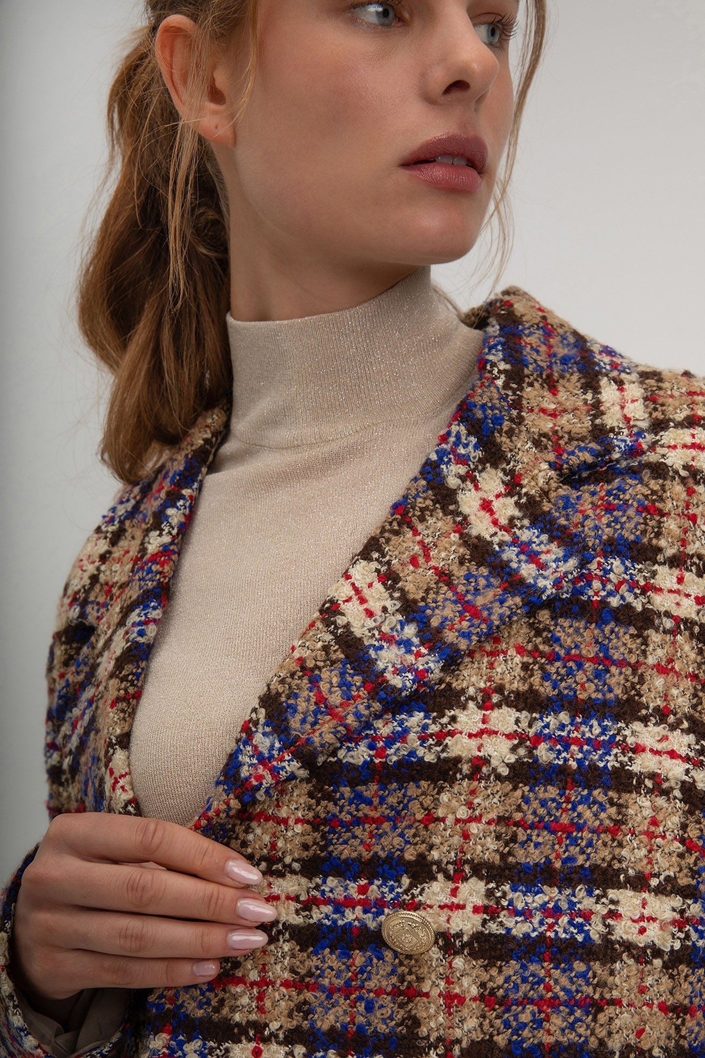 SEM BLAZER CARAMEL PRINT 5