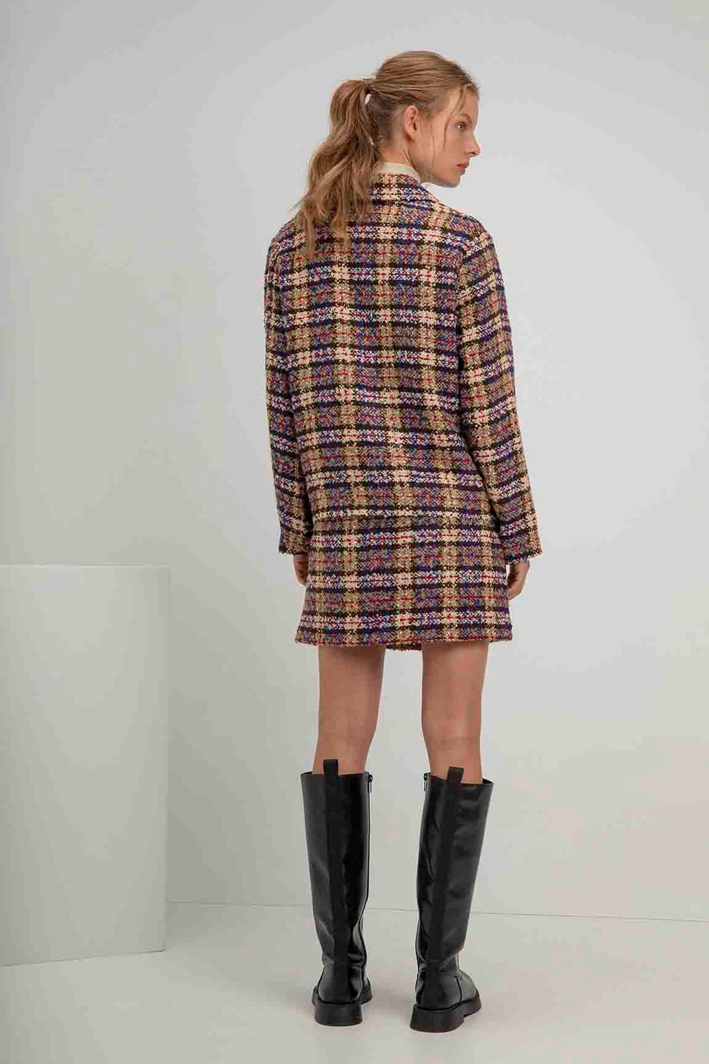 SEM BLAZER CARAMEL PRINT 3