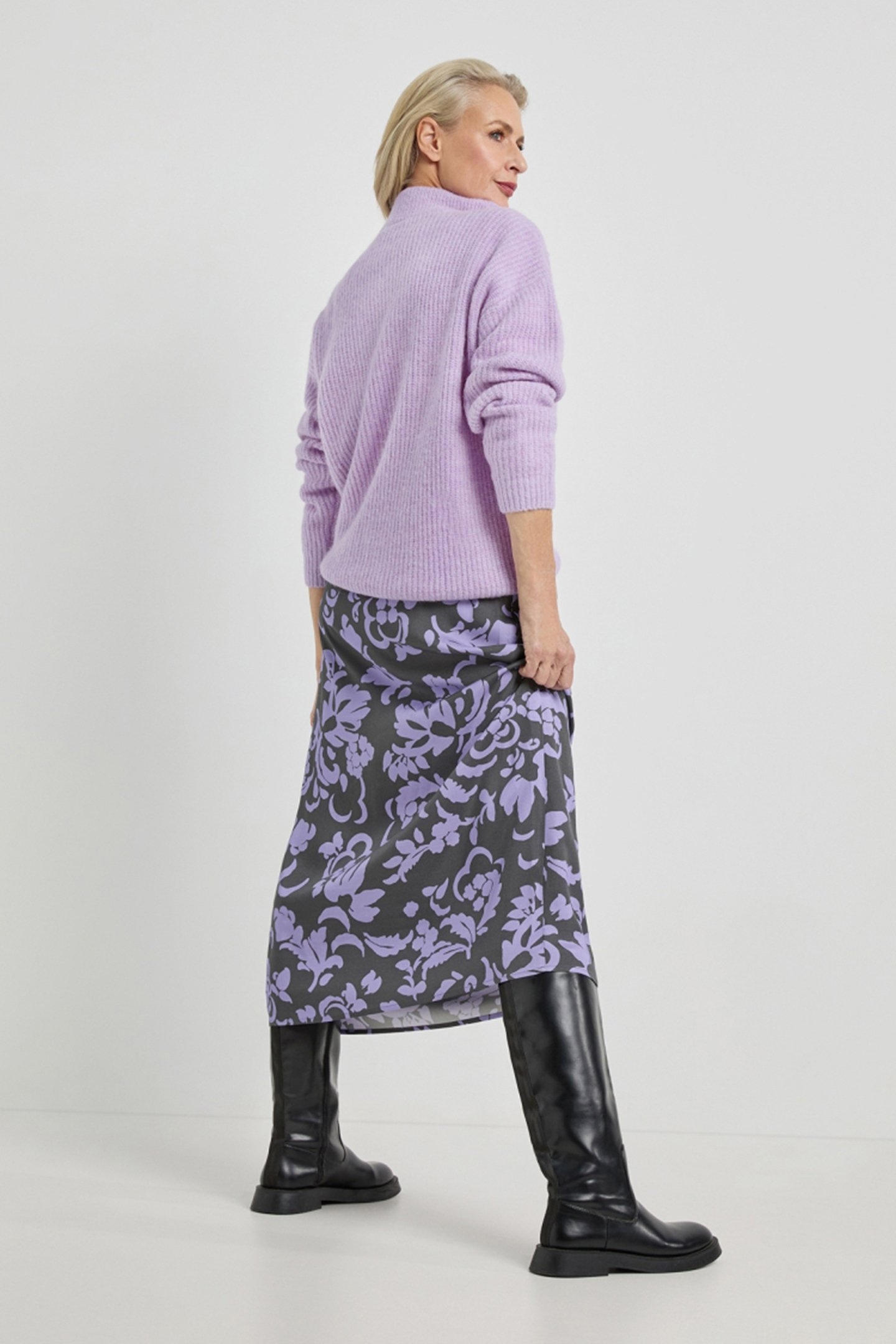 SIA SKIRT LILAC PRINT 3