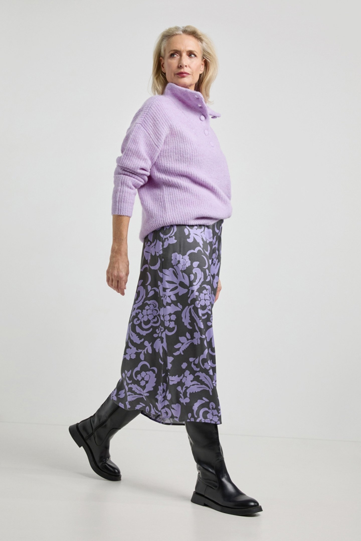 SIA SKIRT LILAC PRINT 4