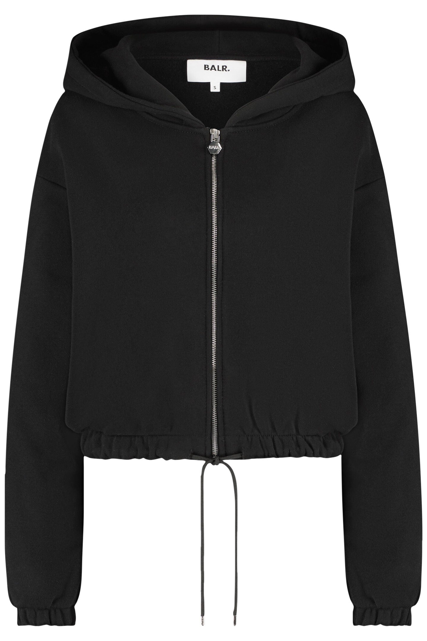 LINDY CROPPED HOODIE WOMEN JET BLACK 1