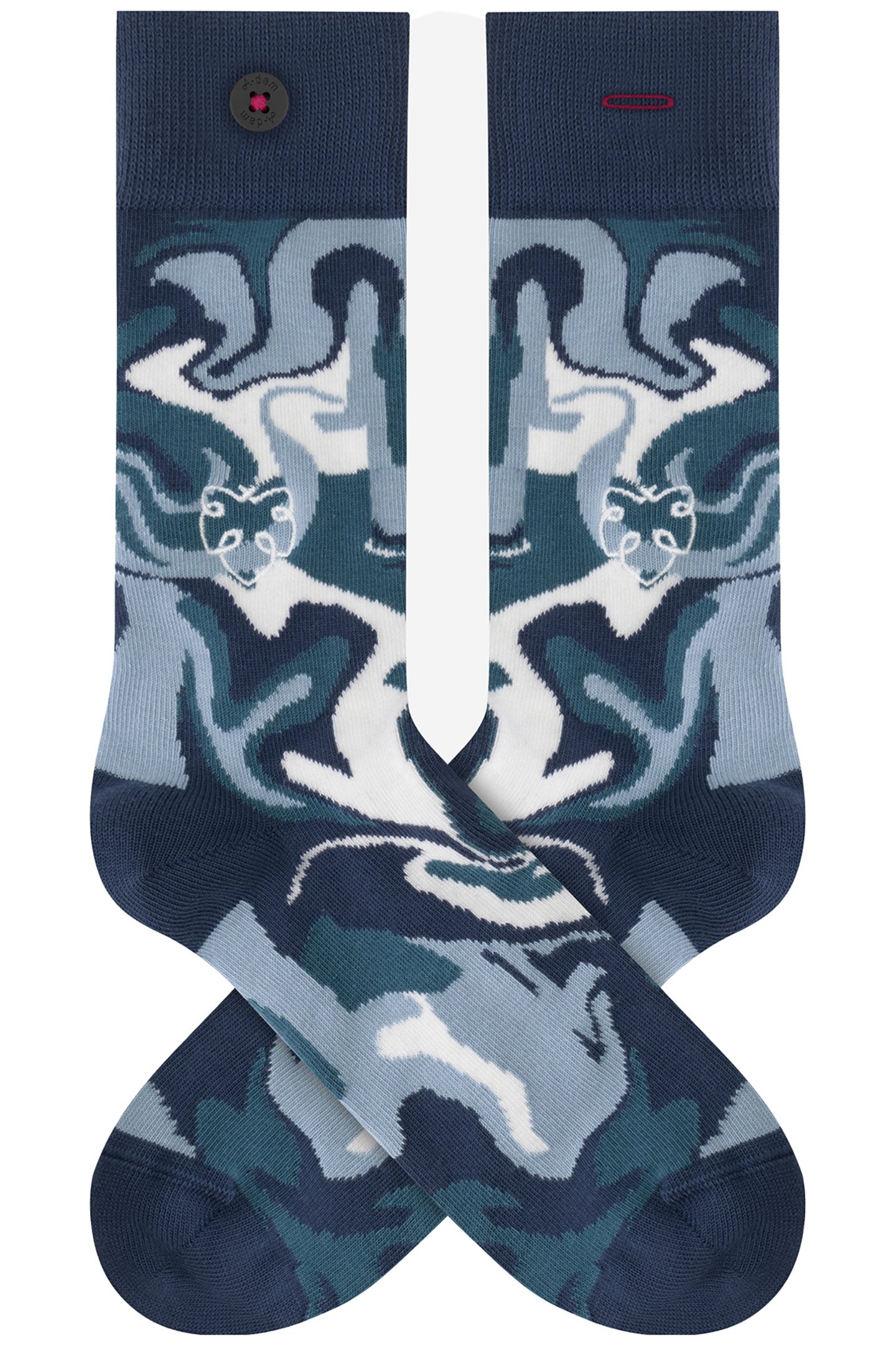 UNISEX A-DAM 4-PACK CASUAL SOCKS MULTICOLOR 2