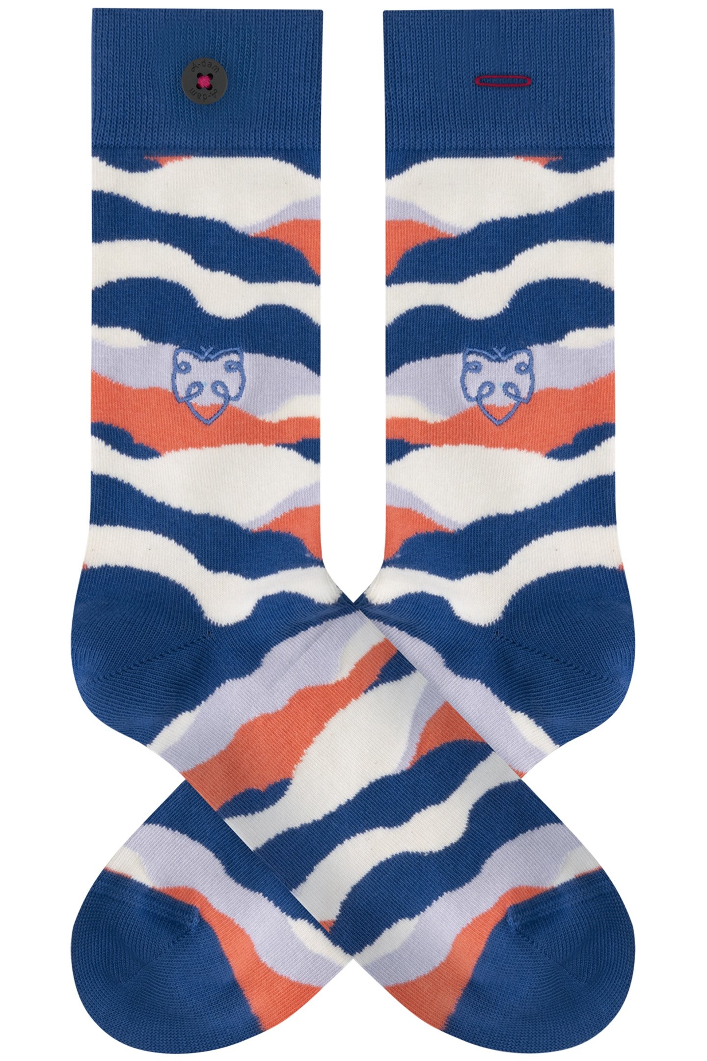 UNISEX A-DAM 4-PACK CASUAL SOCKS MULTICOLOR 3