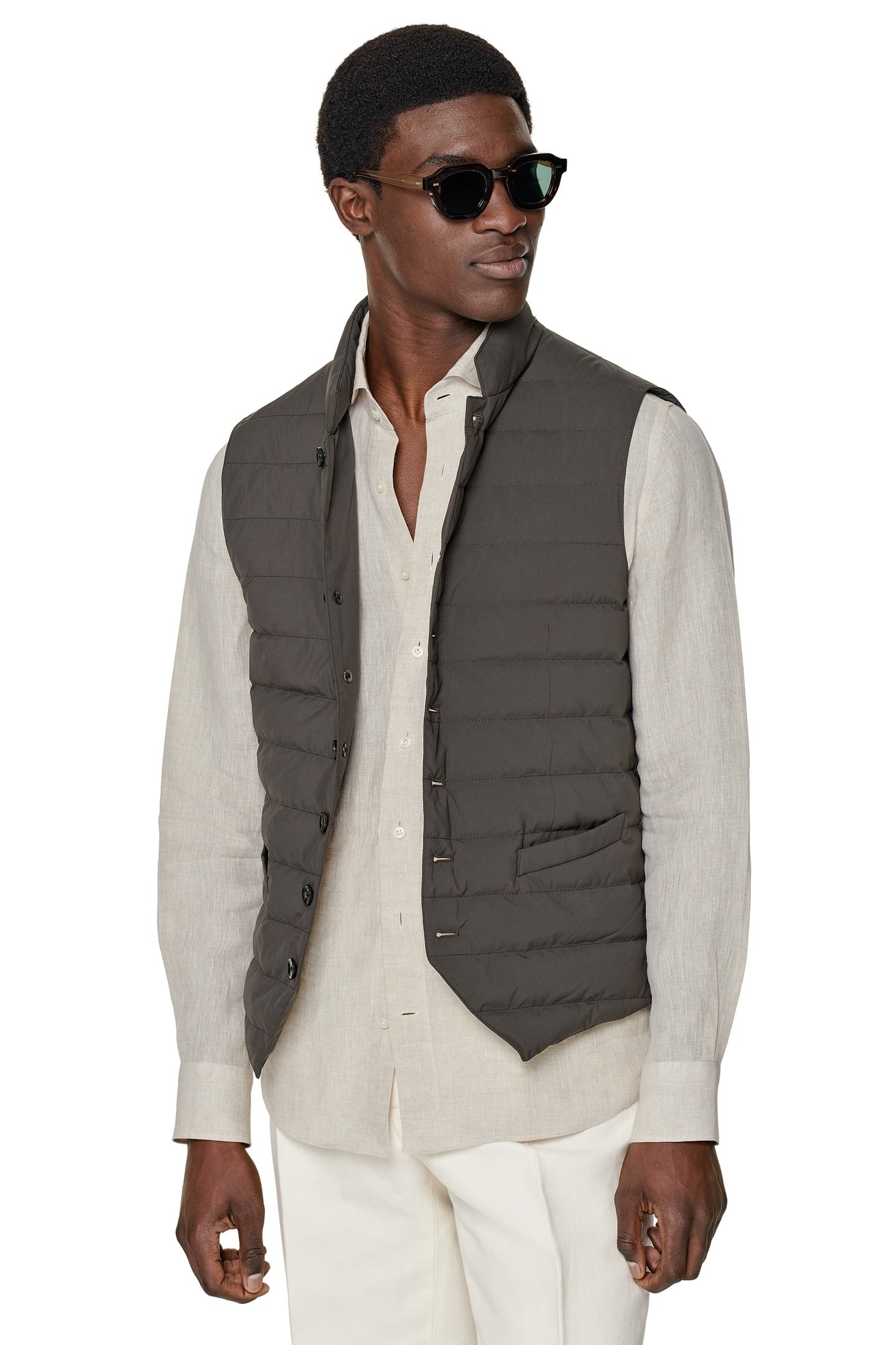 BODYWARMER-BROWN BROWN 1