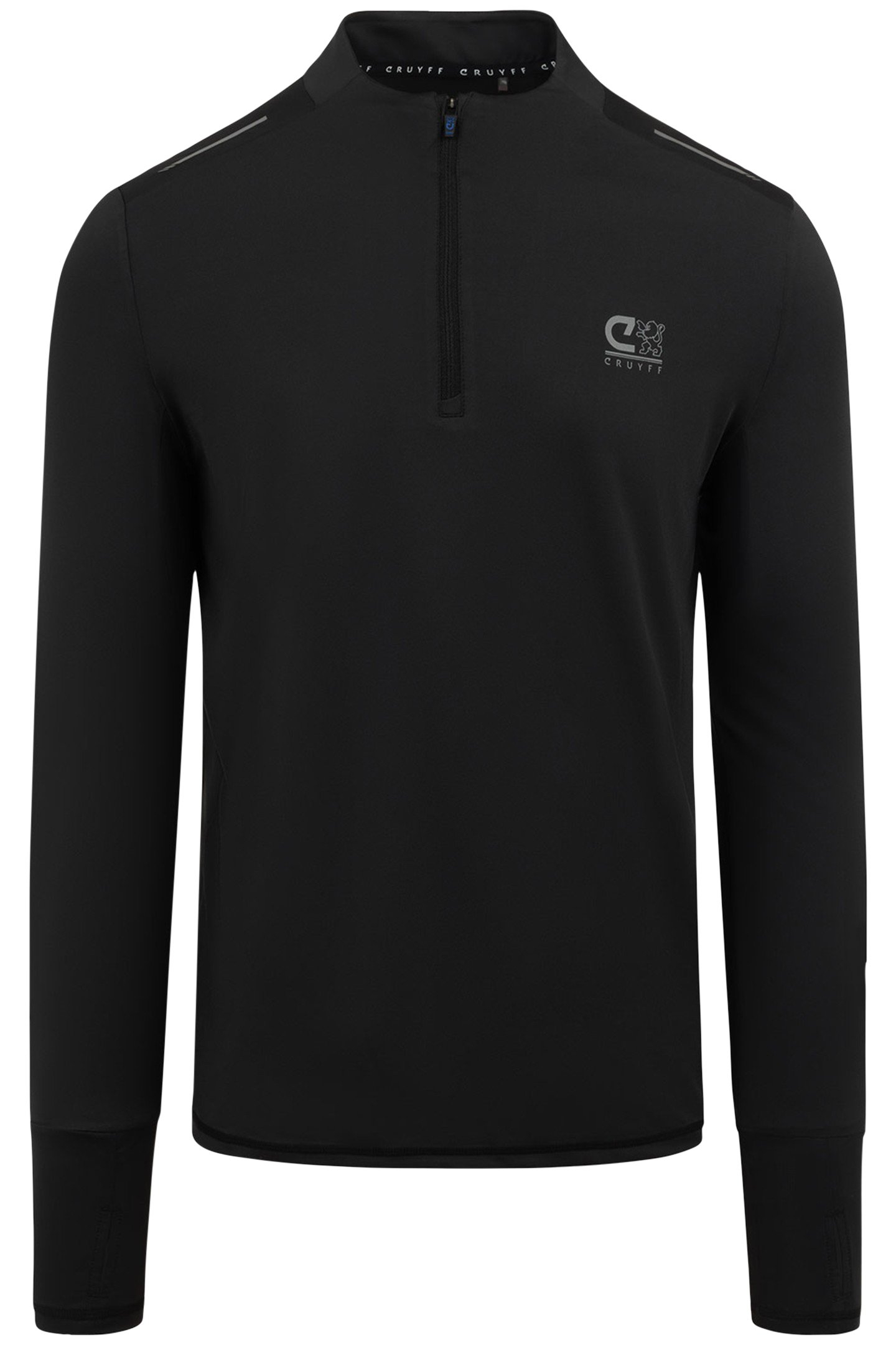 MAXIMUM 1/4 ZIP BLACK 1