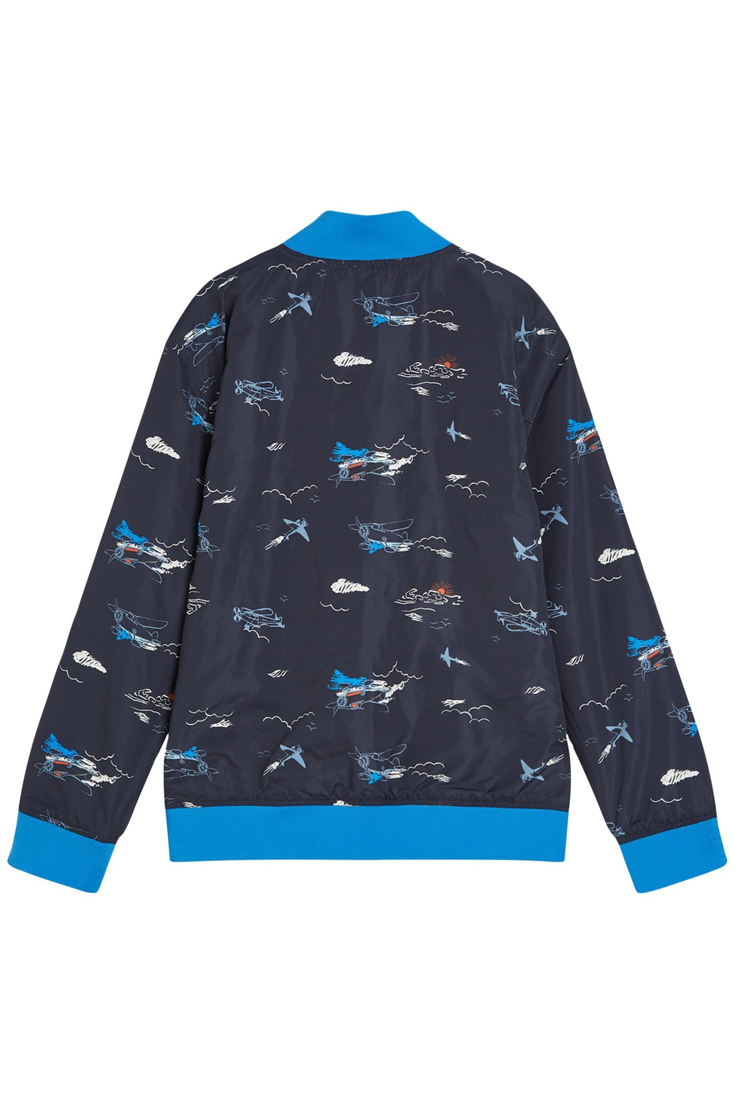 BOYS REVERSIBLE BOMBER JACKET MEDIUM BROWN 2