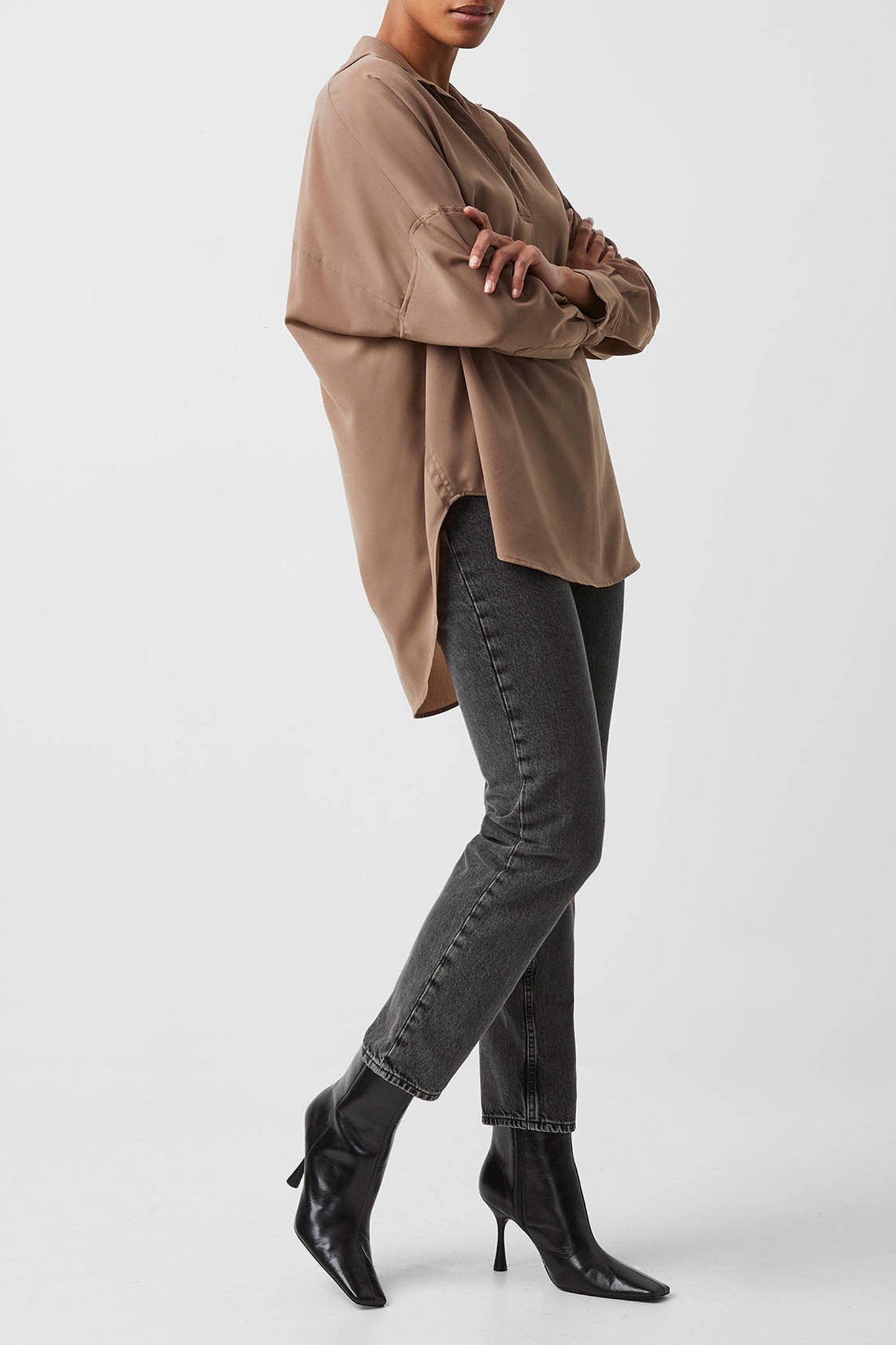 RHODES RECYCLED CREPE POPOVER MOCHA MOUSSE 4