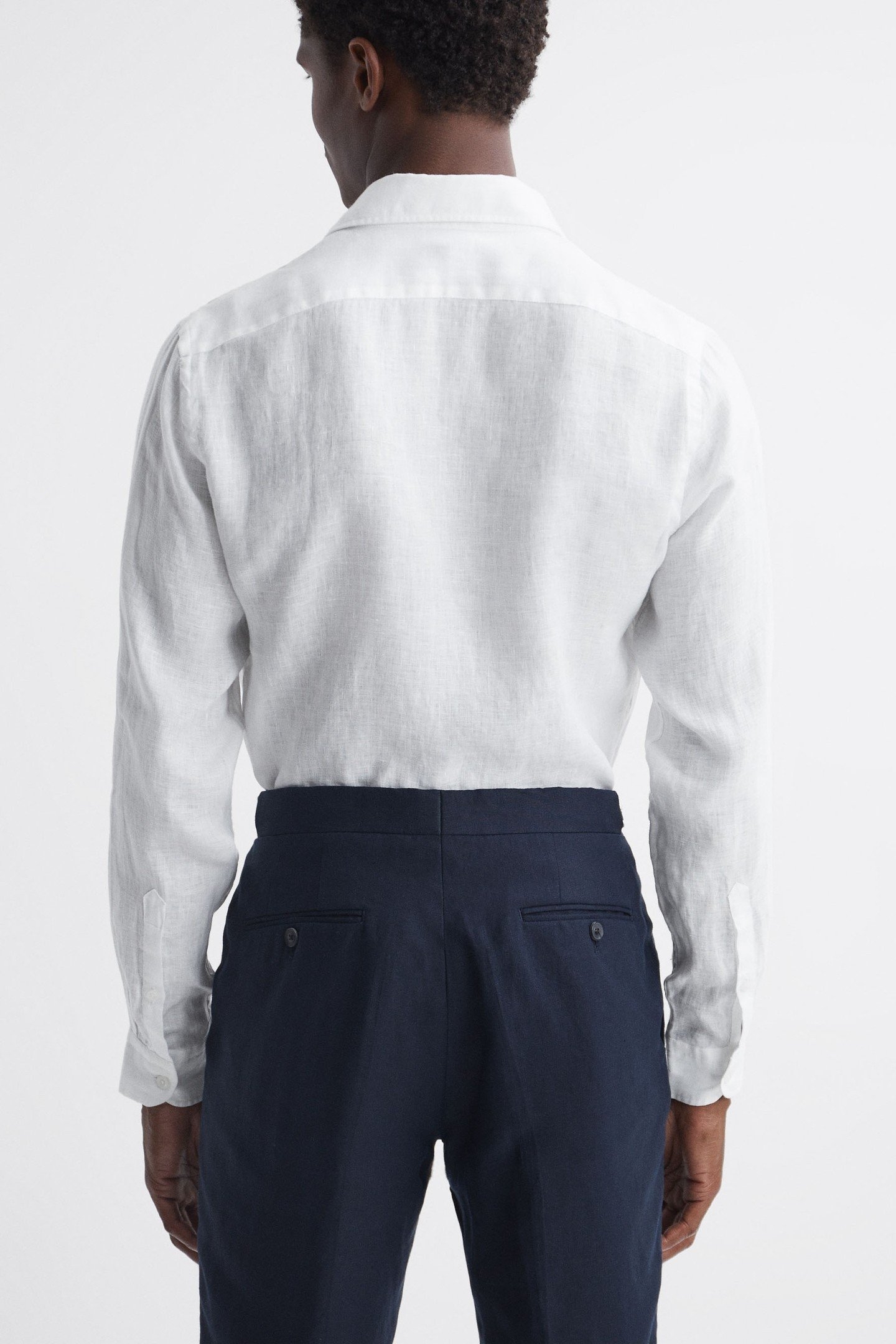 LONGSLEEVE LINEN SHIRT WHITE 5