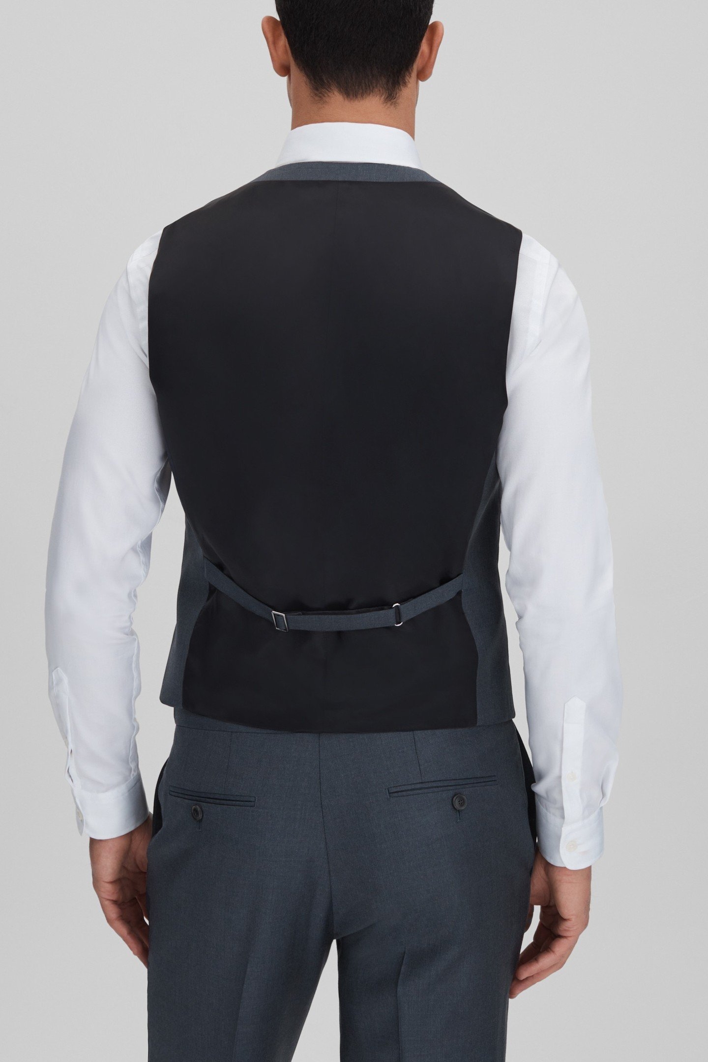 PLAIN WEAVE WAISTCOAT AIRFORCE BLUE 5