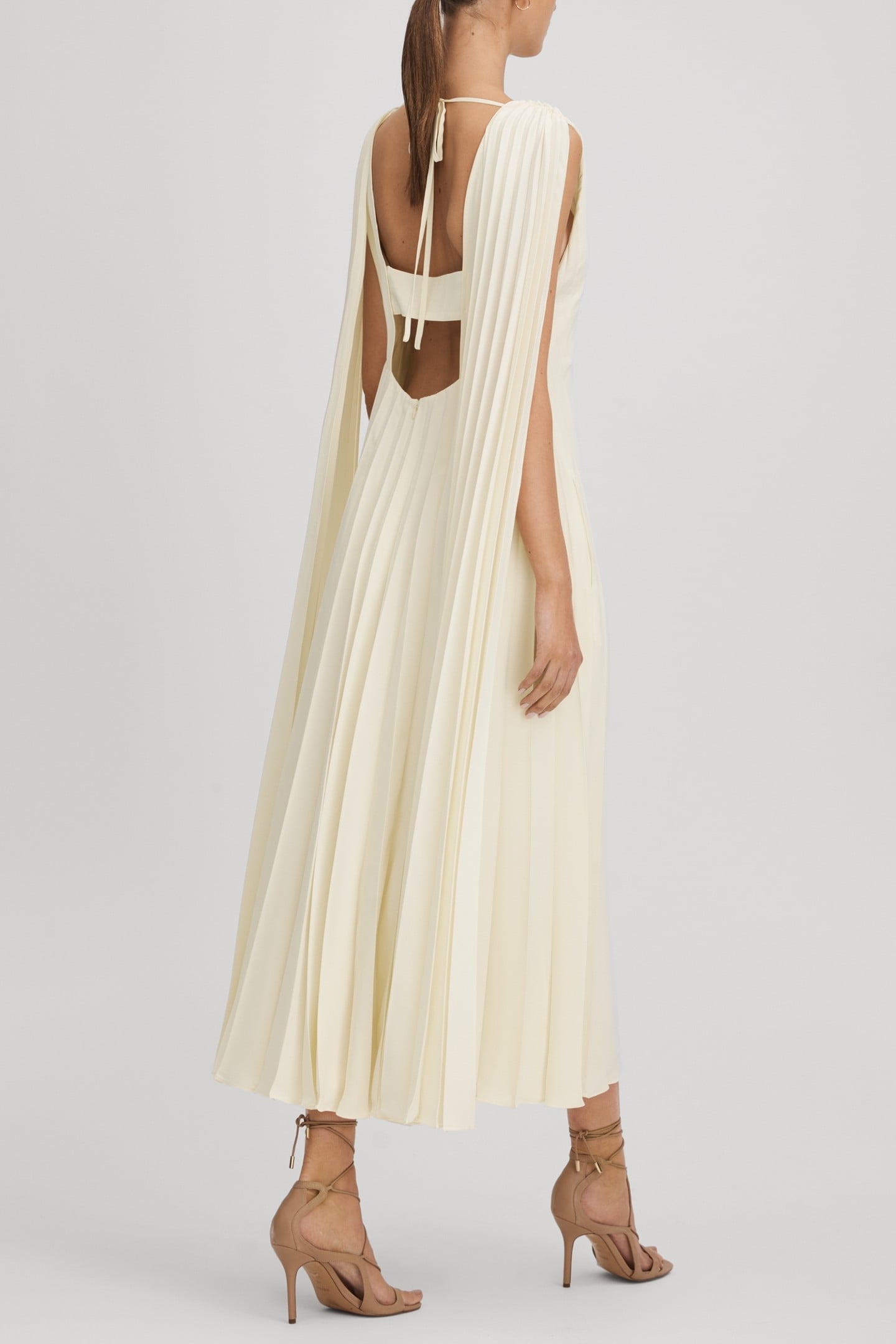 PLEATED OCCASION GOWN LEMON 3