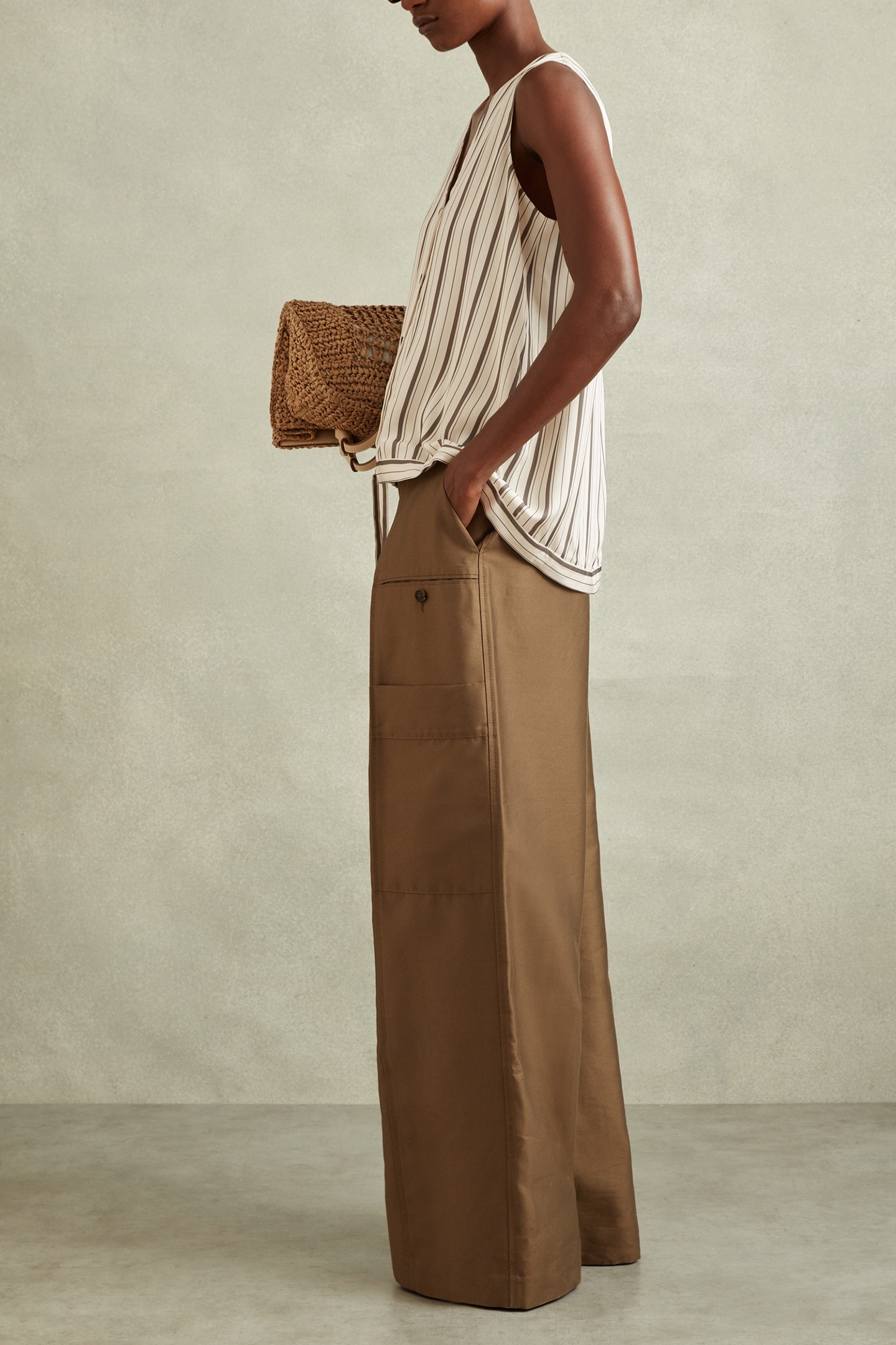 STRIPE WAISTCOAT IVORY/GREY 4