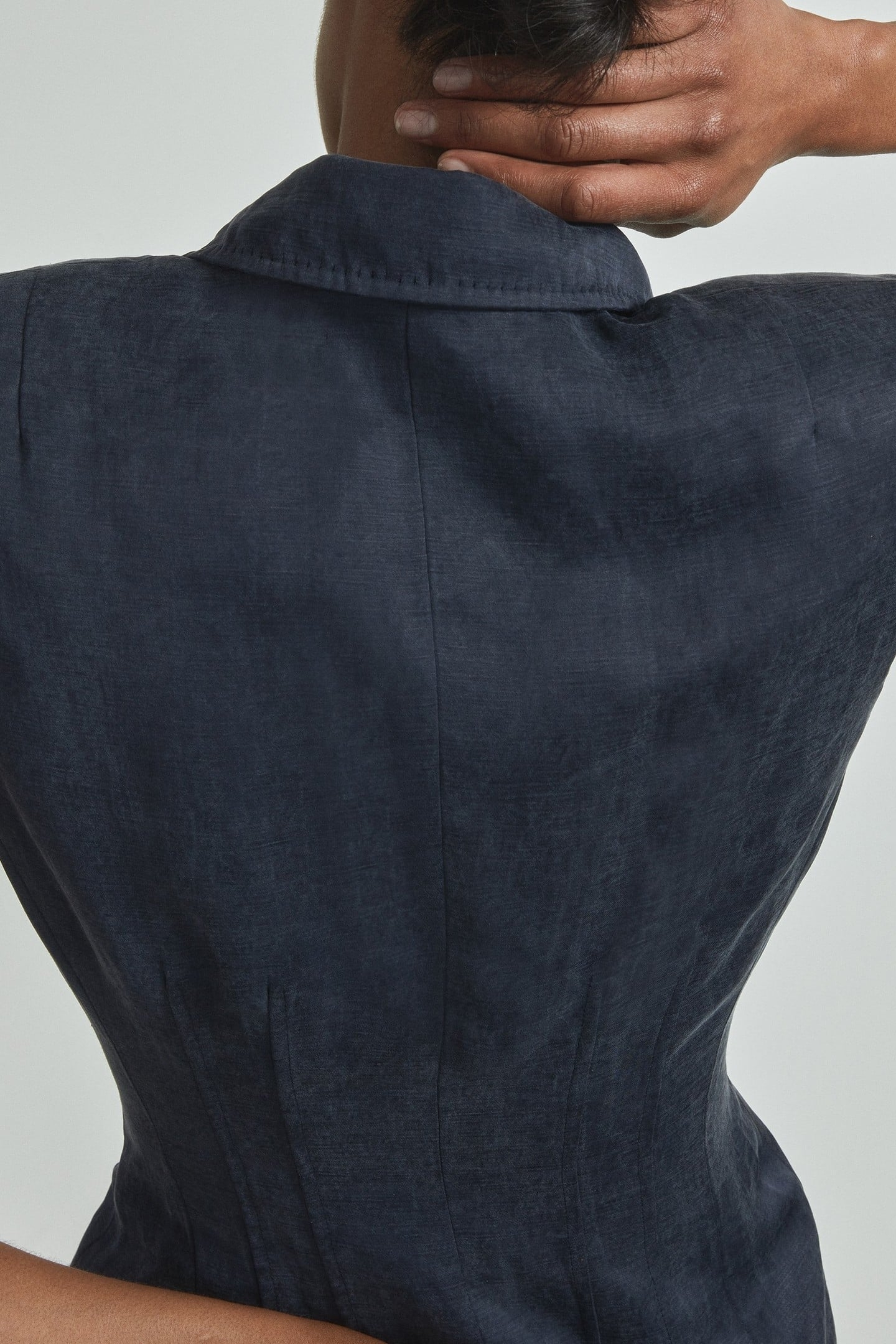 NAVY CUPRO DRESS NAVY 5