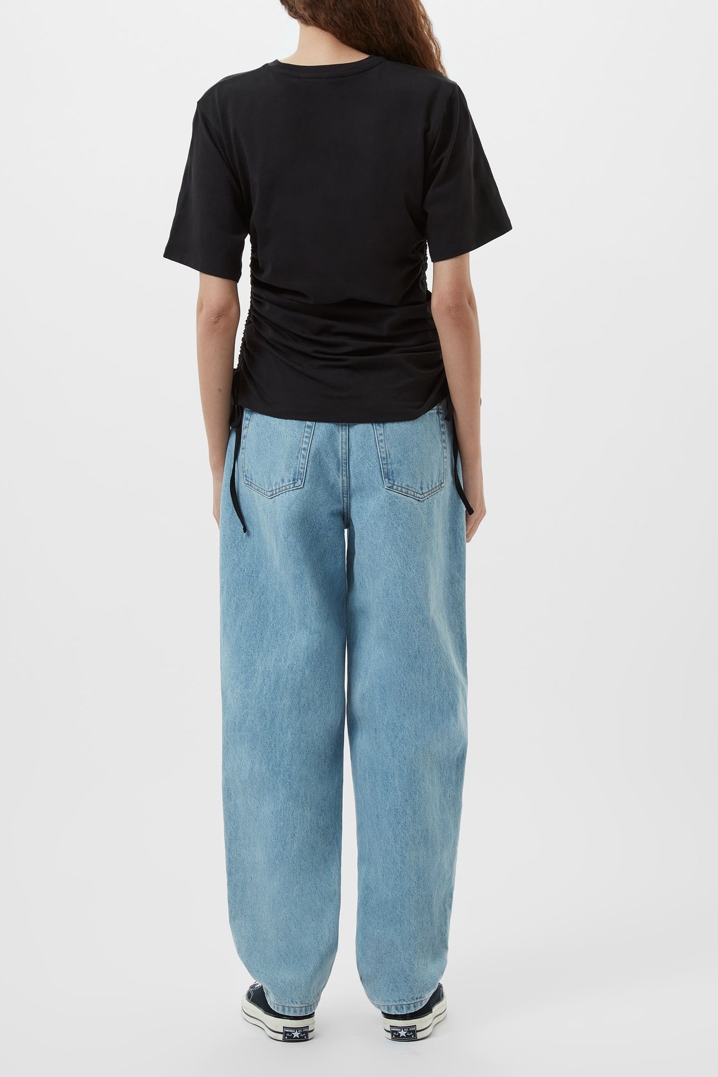 RALLIE DRAWSTRING T SHIRT BLACK 3